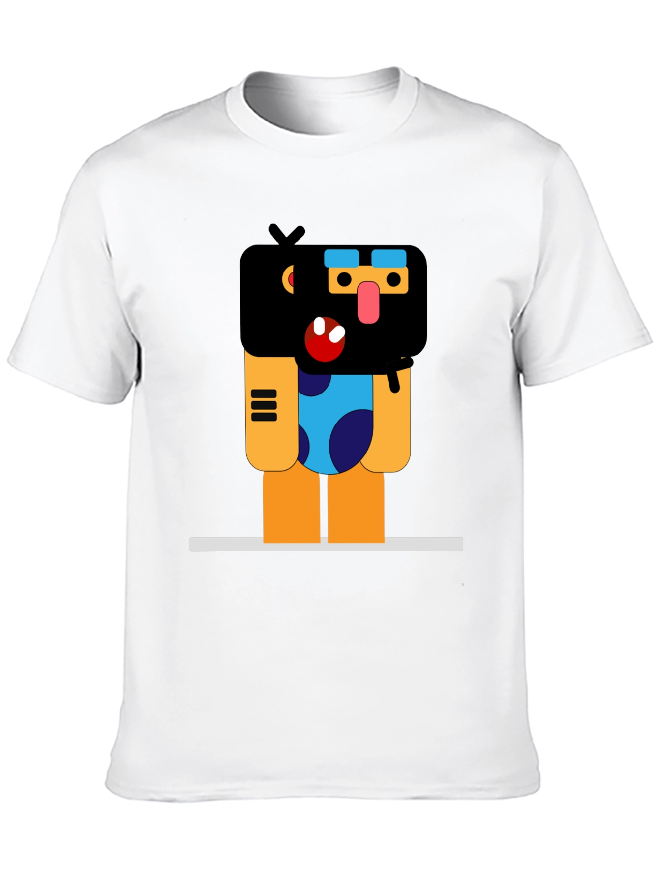 Funky Graphic Print Black T-Shirt