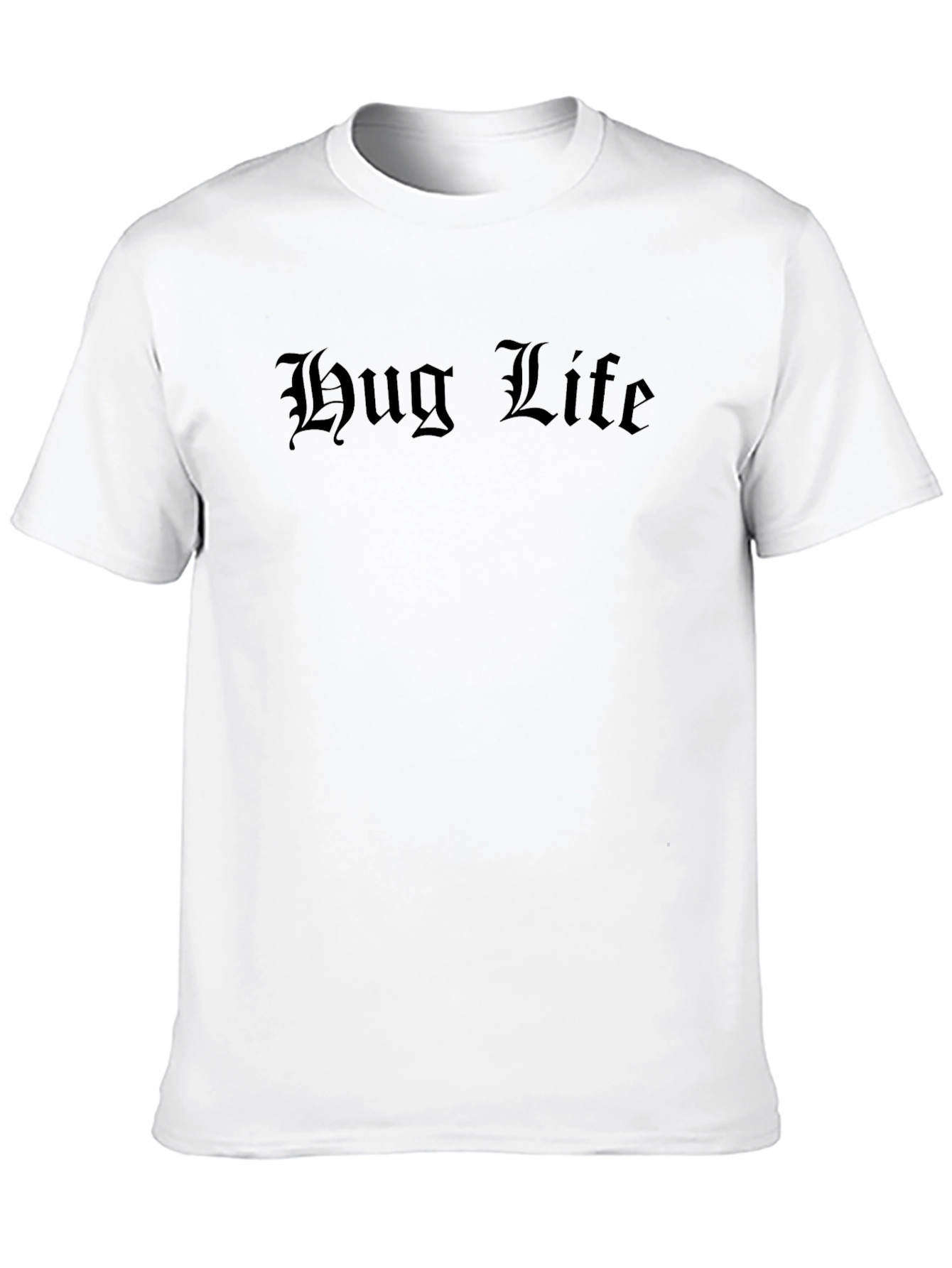 Hug Life Black Graphic Tee