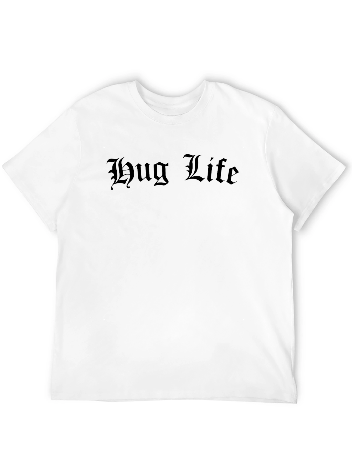 Hug Life Black Graphic Tee