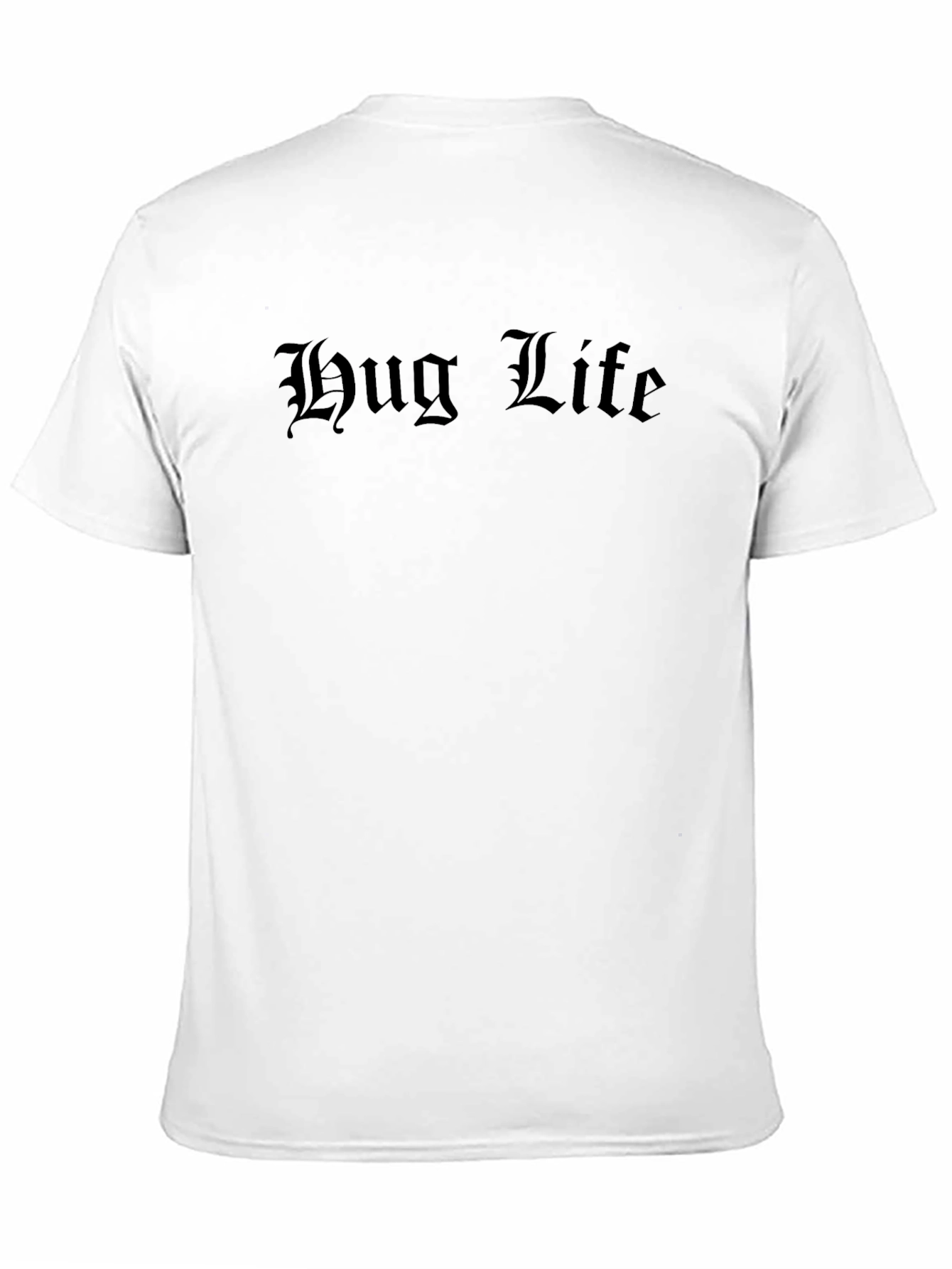 Hug Life Black Graphic Tee