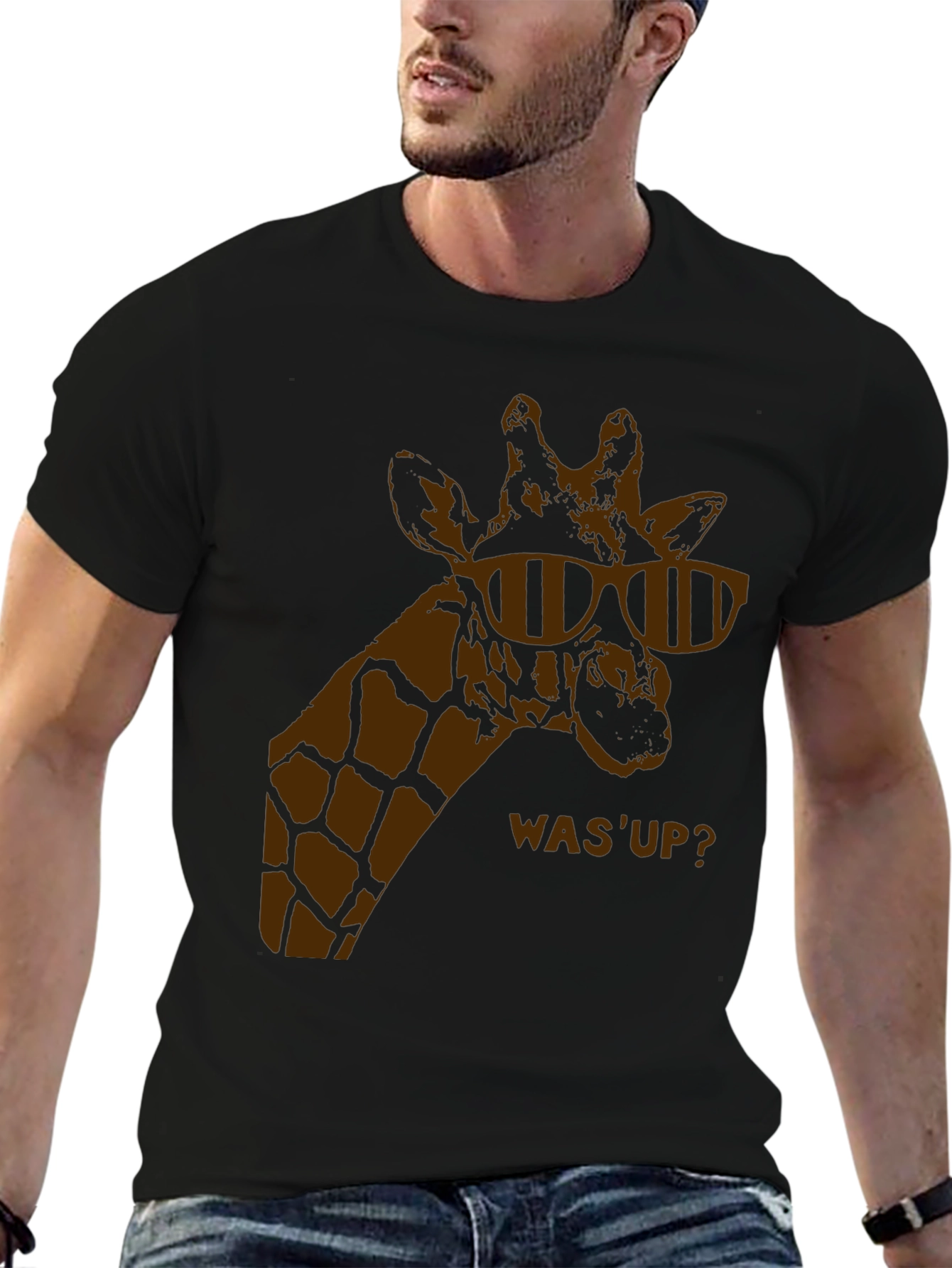 Cool Giraffe Graphic T-Shirt