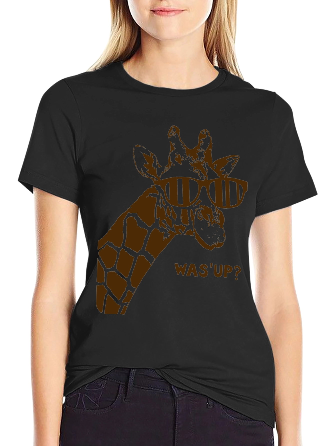 Cool Giraffe Graphic T-Shirt