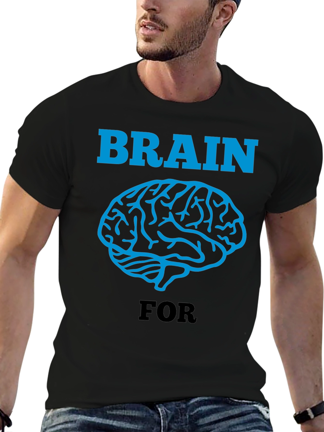 Brain For T-Shirt - Graphic Tee