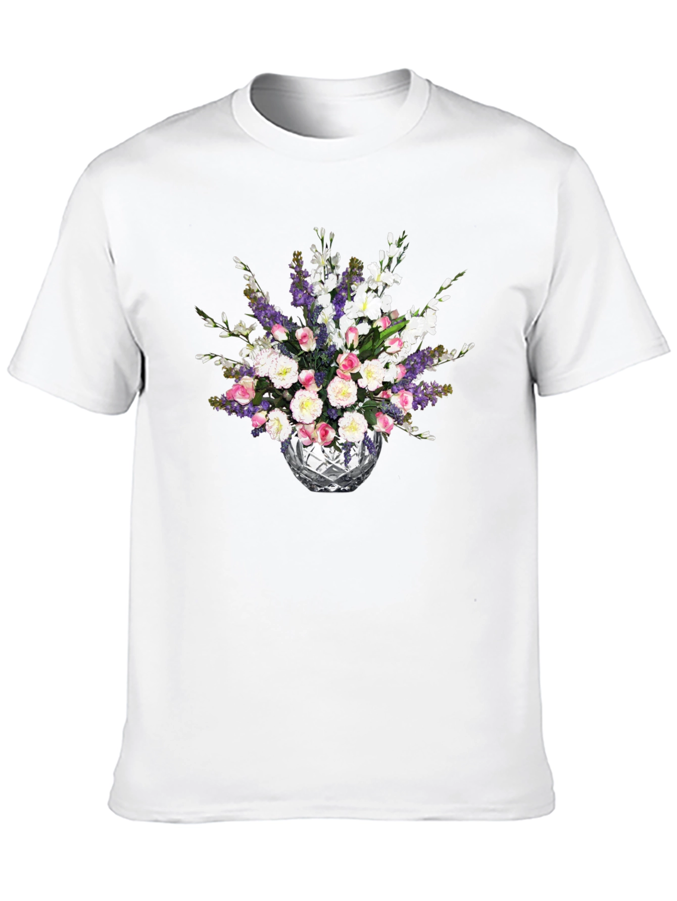 Floral Bouquet Black T-Shirt