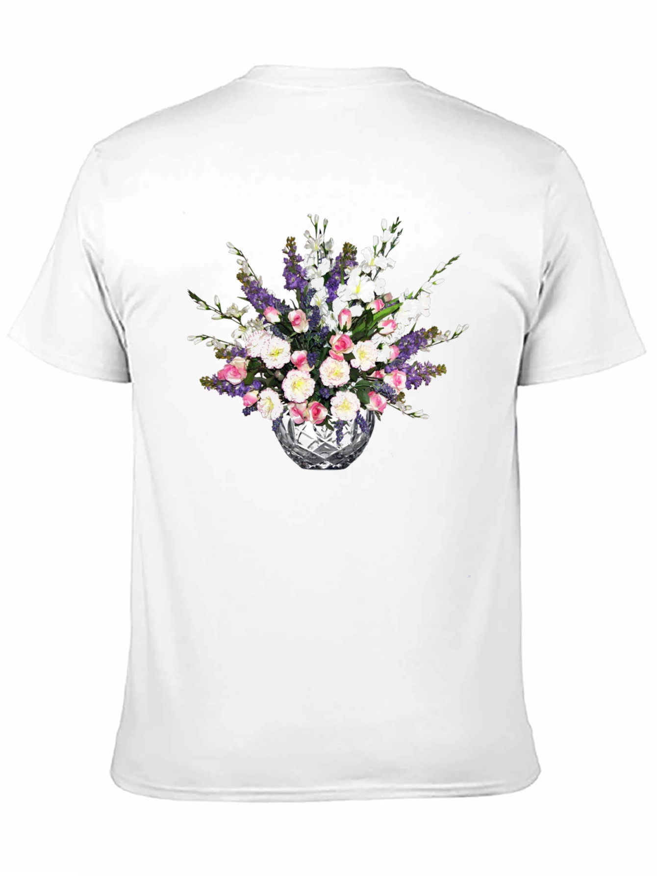 Floral Bouquet Black T-Shirt