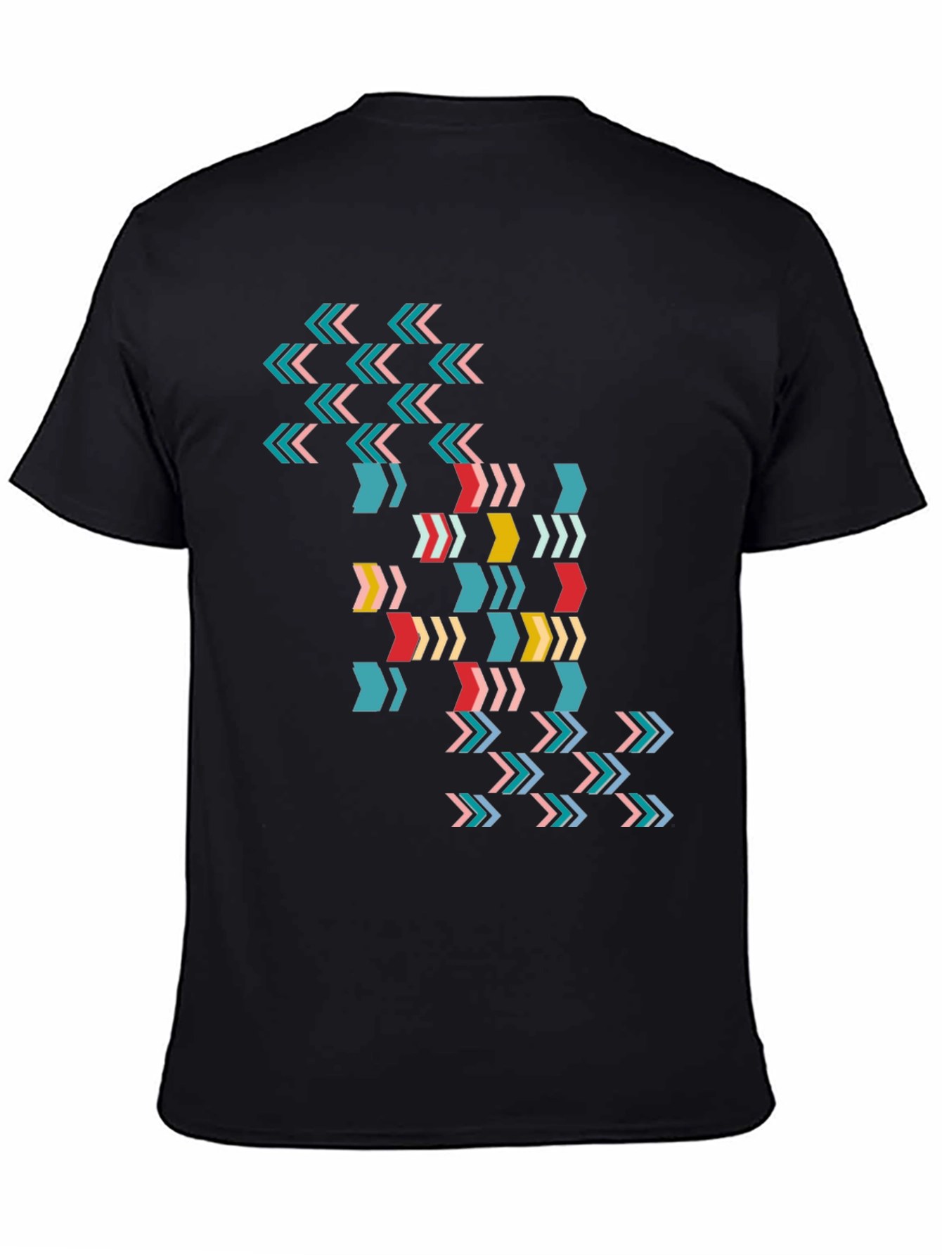 Modern Arrow Print Tee - Black