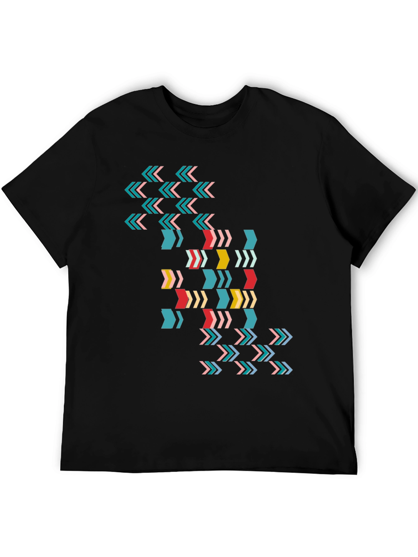 Modern Arrow Print Tee - Black