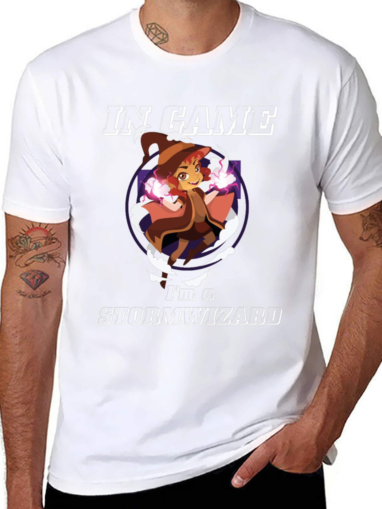 In Game Storm Wizard Graphic Tee