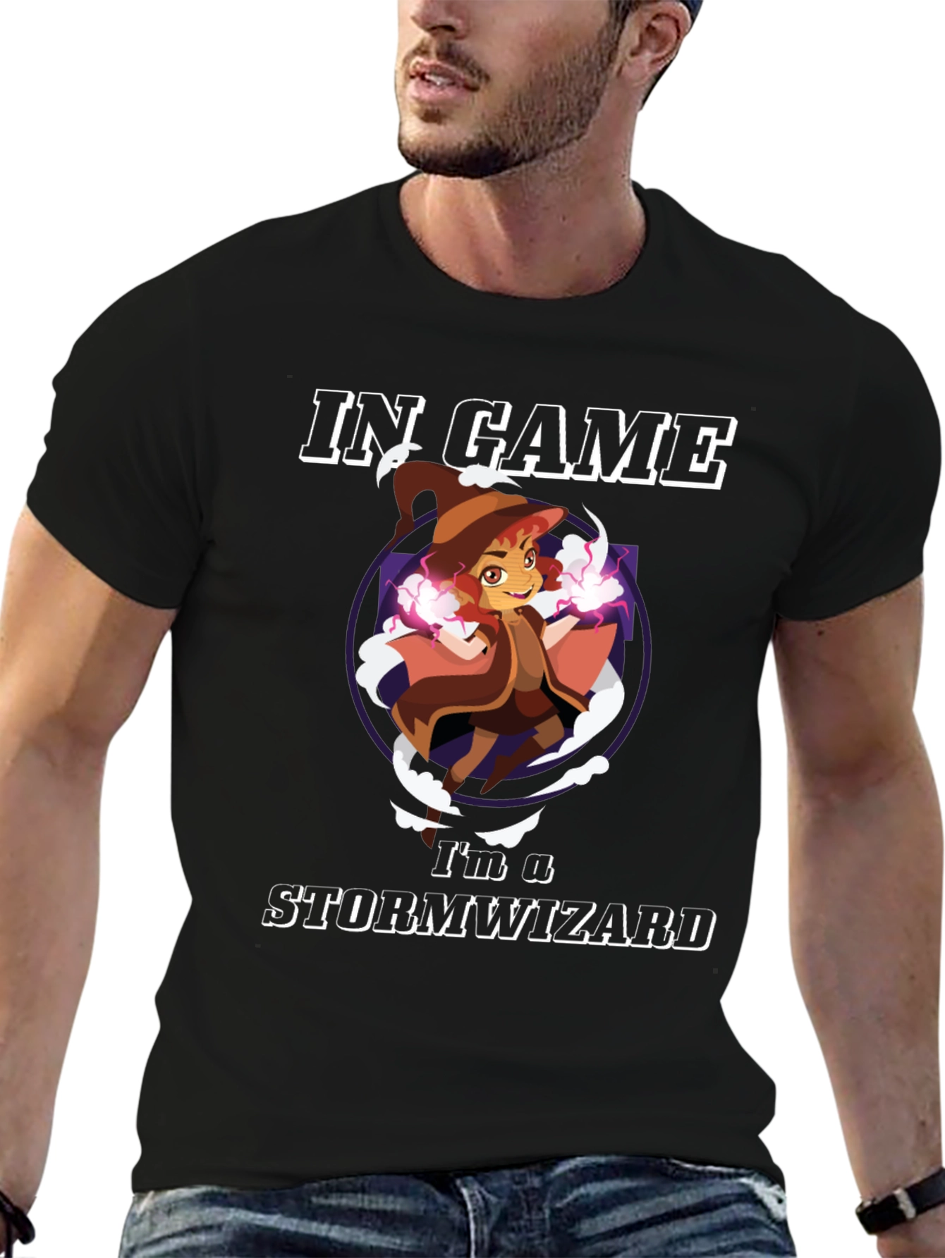 In Game Storm Wizard Graphic Tee
