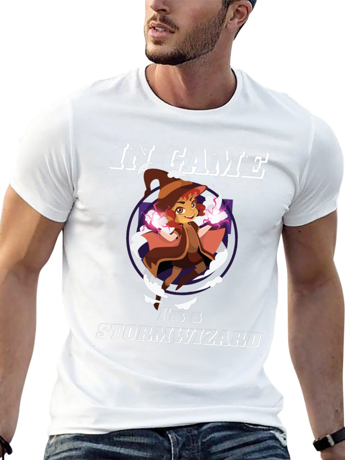 In Game Storm Wizard Graphic Tee