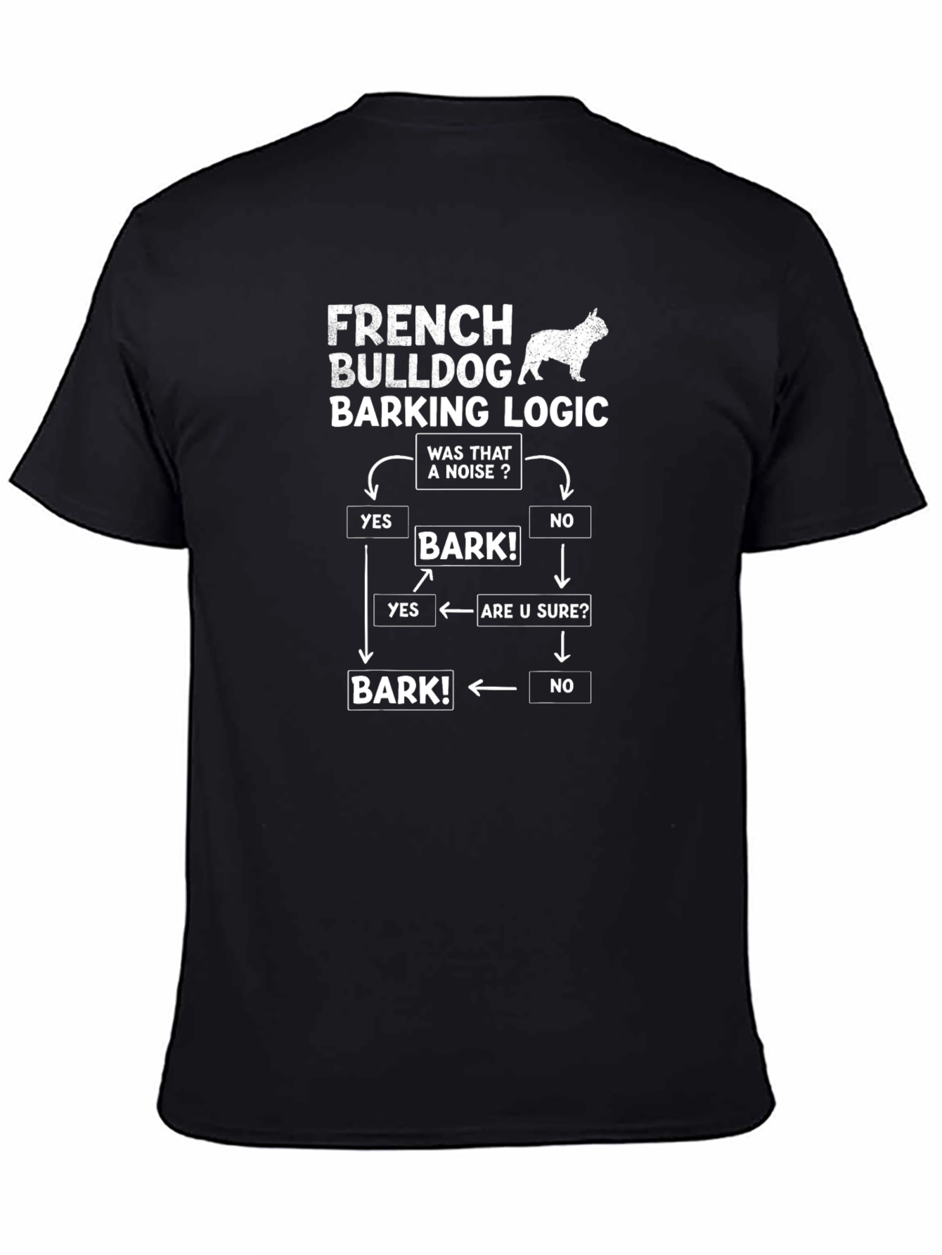 French Bulldog Barking Logic T-Shirt