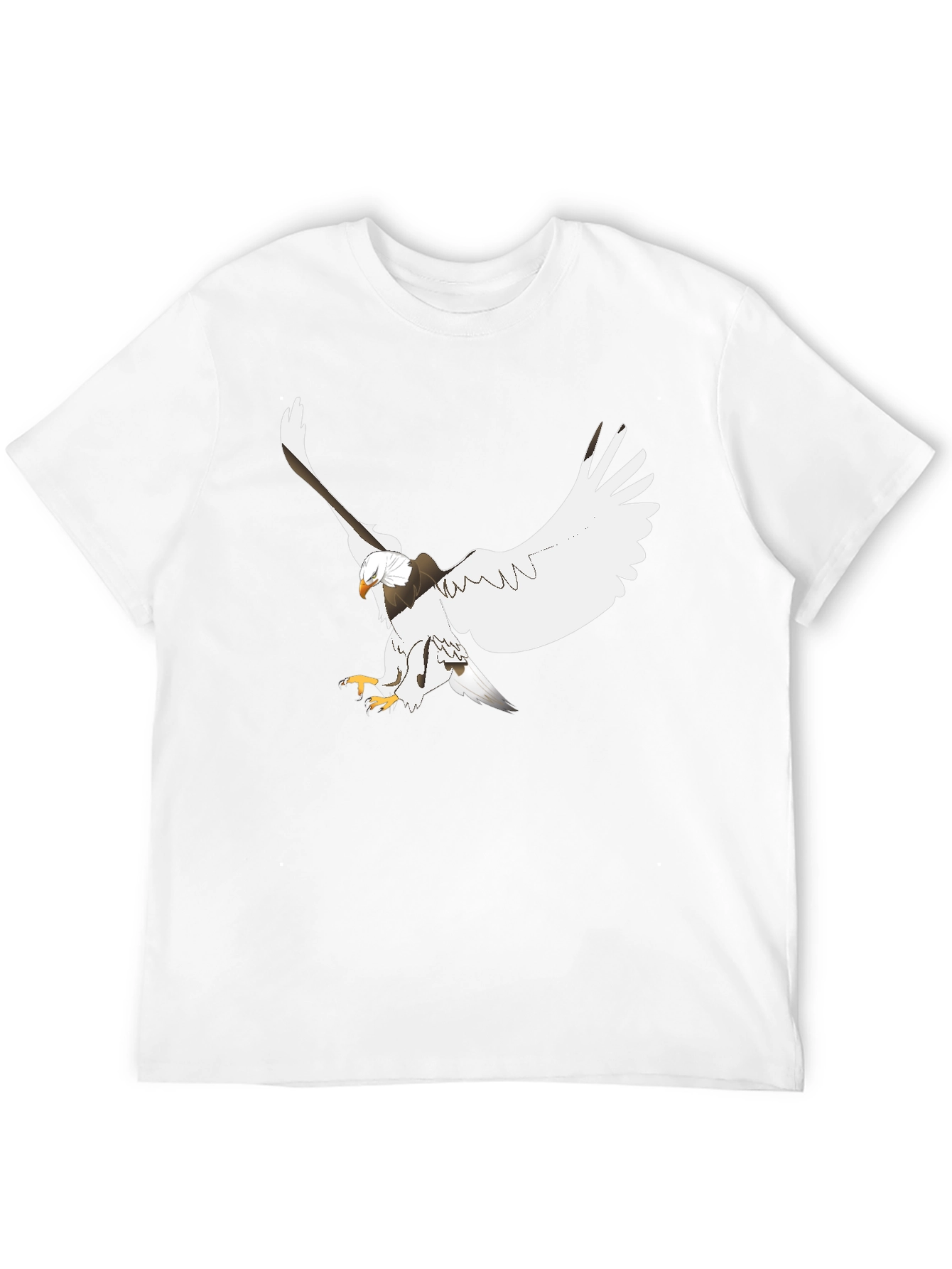 Eagle Graphic Print Black Tee
