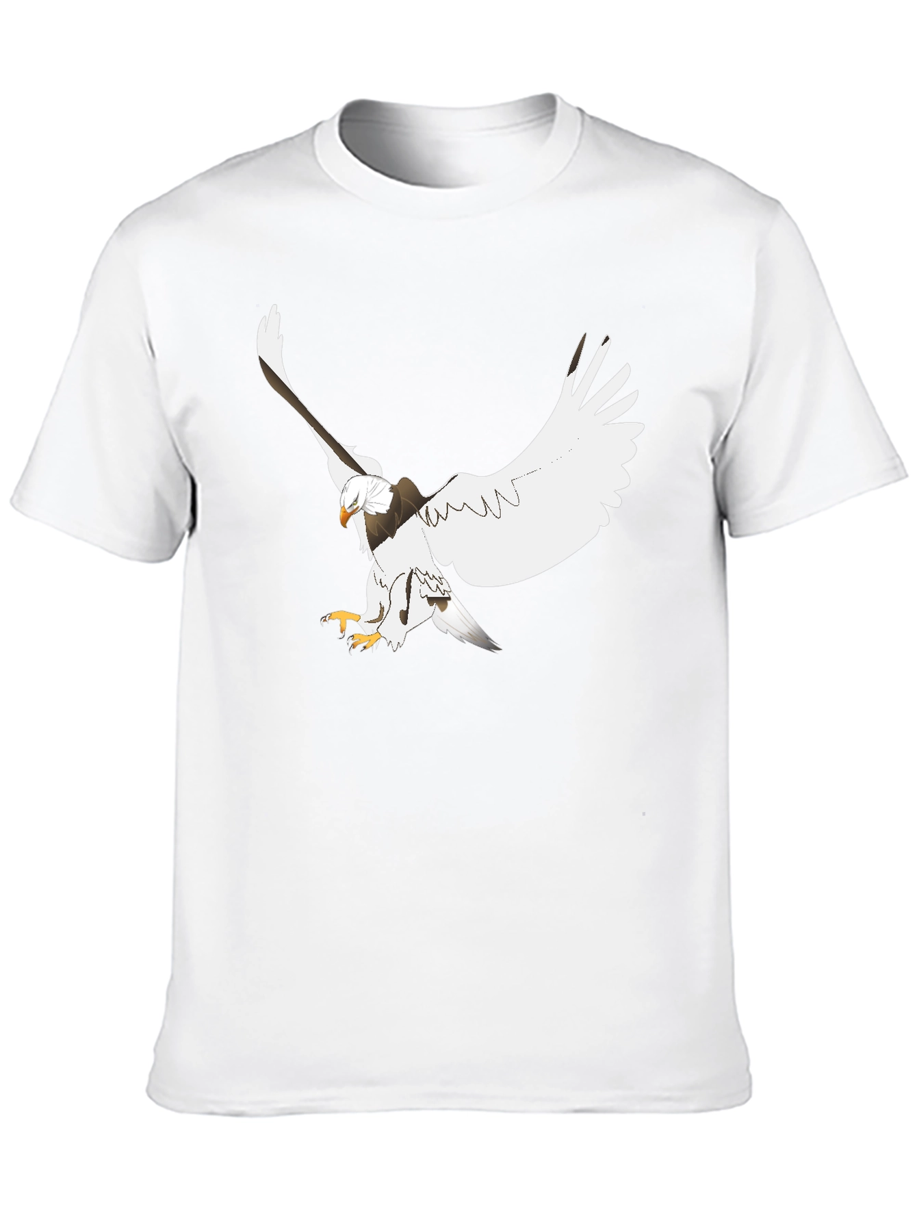 Eagle Graphic Print Black Tee