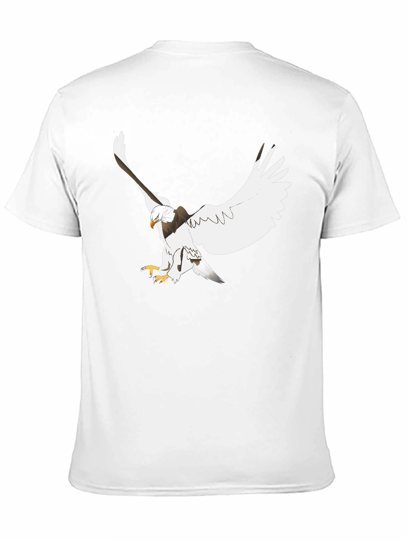 Eagle Graphic Print Black Tee