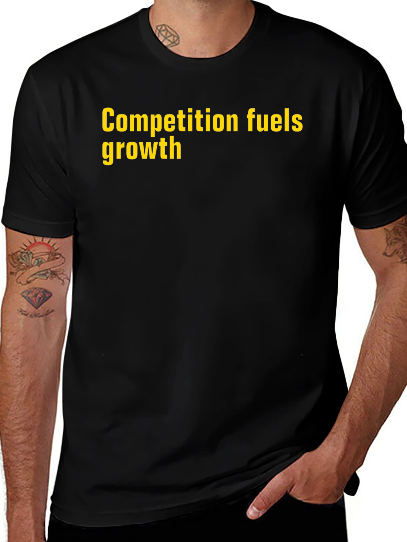 Competition Fuels Growth Graphic T-Shirt