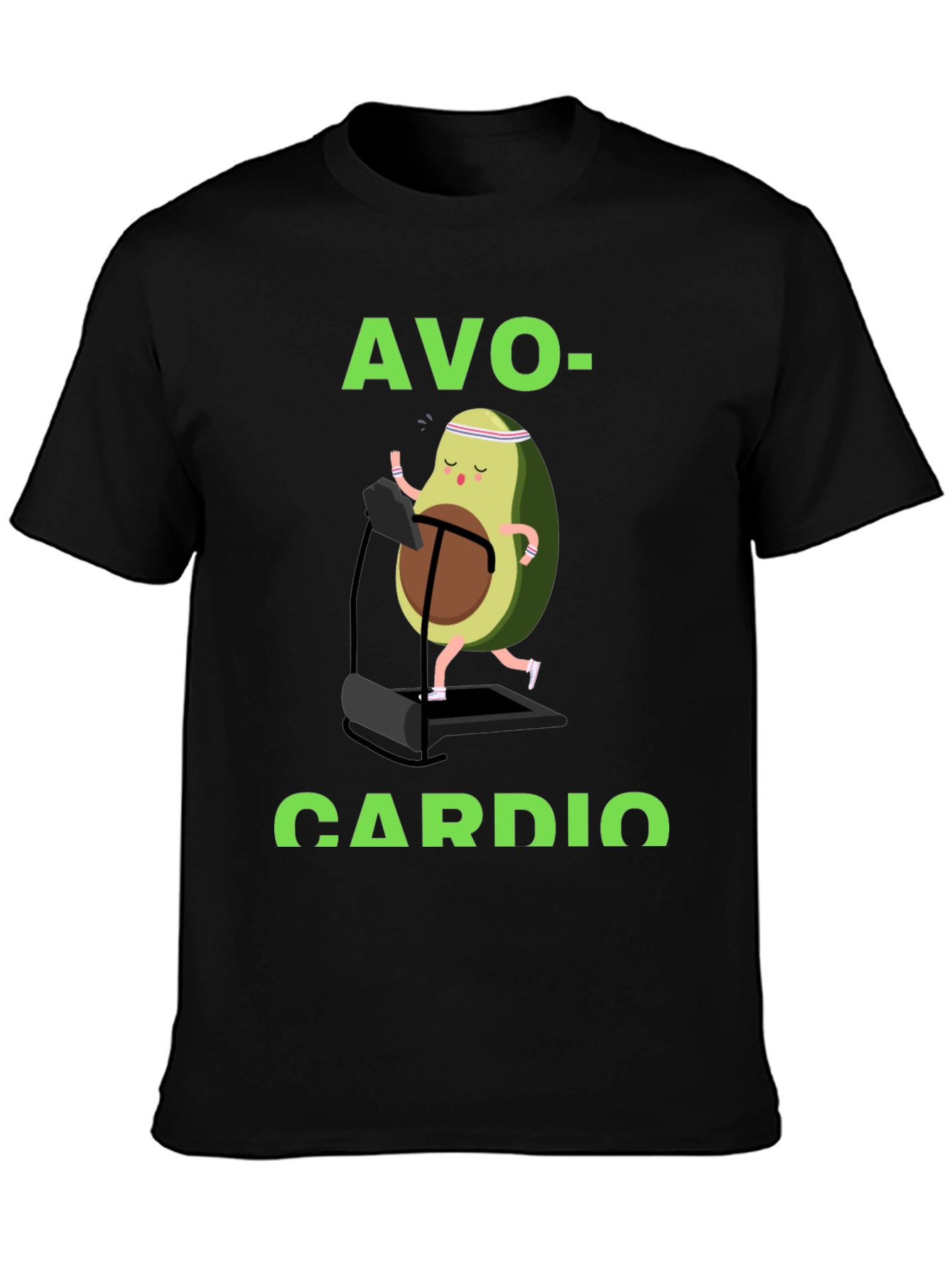 Avo-Cardio Black Graphic T-Shirt