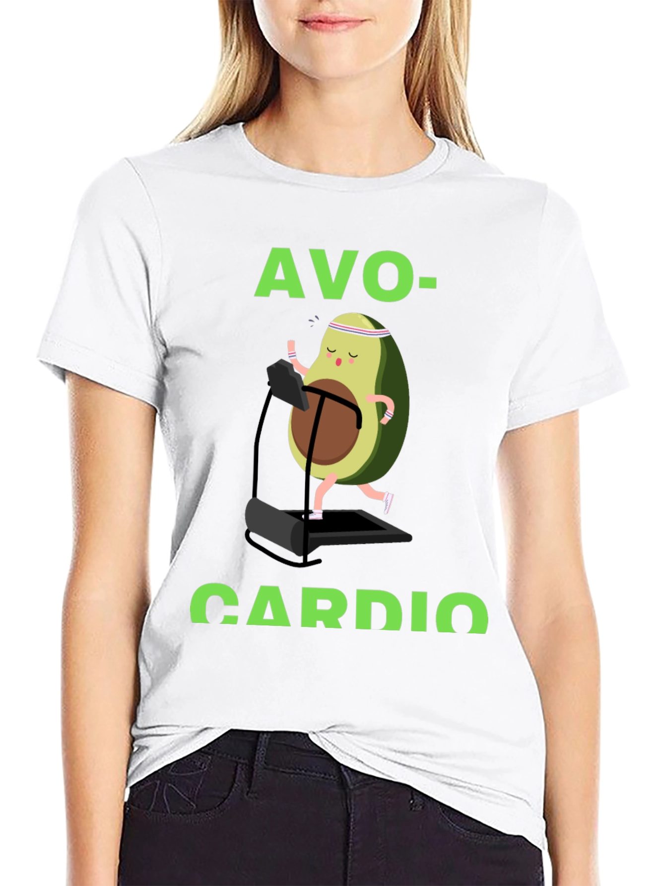 Avo-Cardio Black Graphic T-Shirt