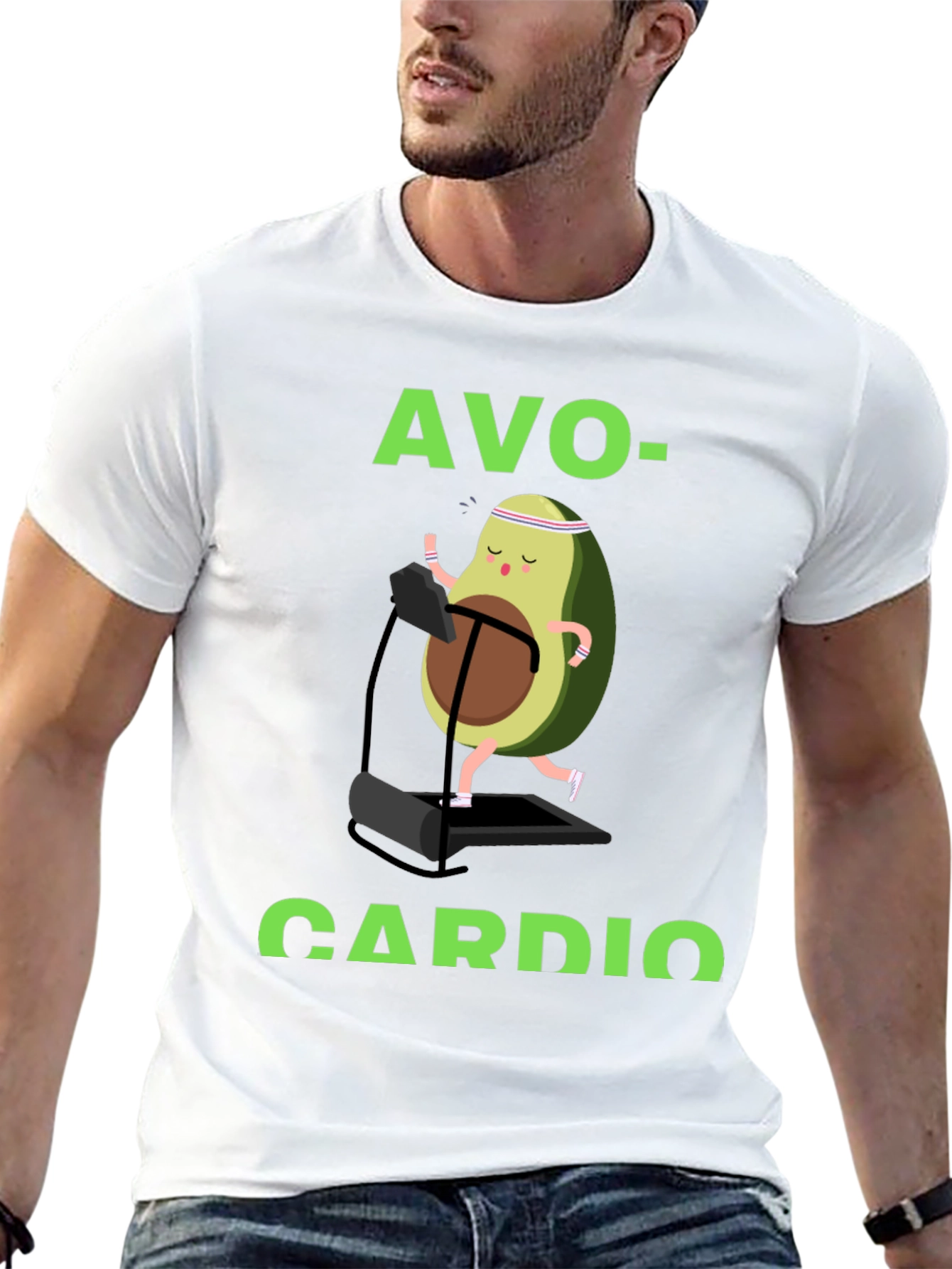 Avo-Cardio Black Graphic T-Shirt