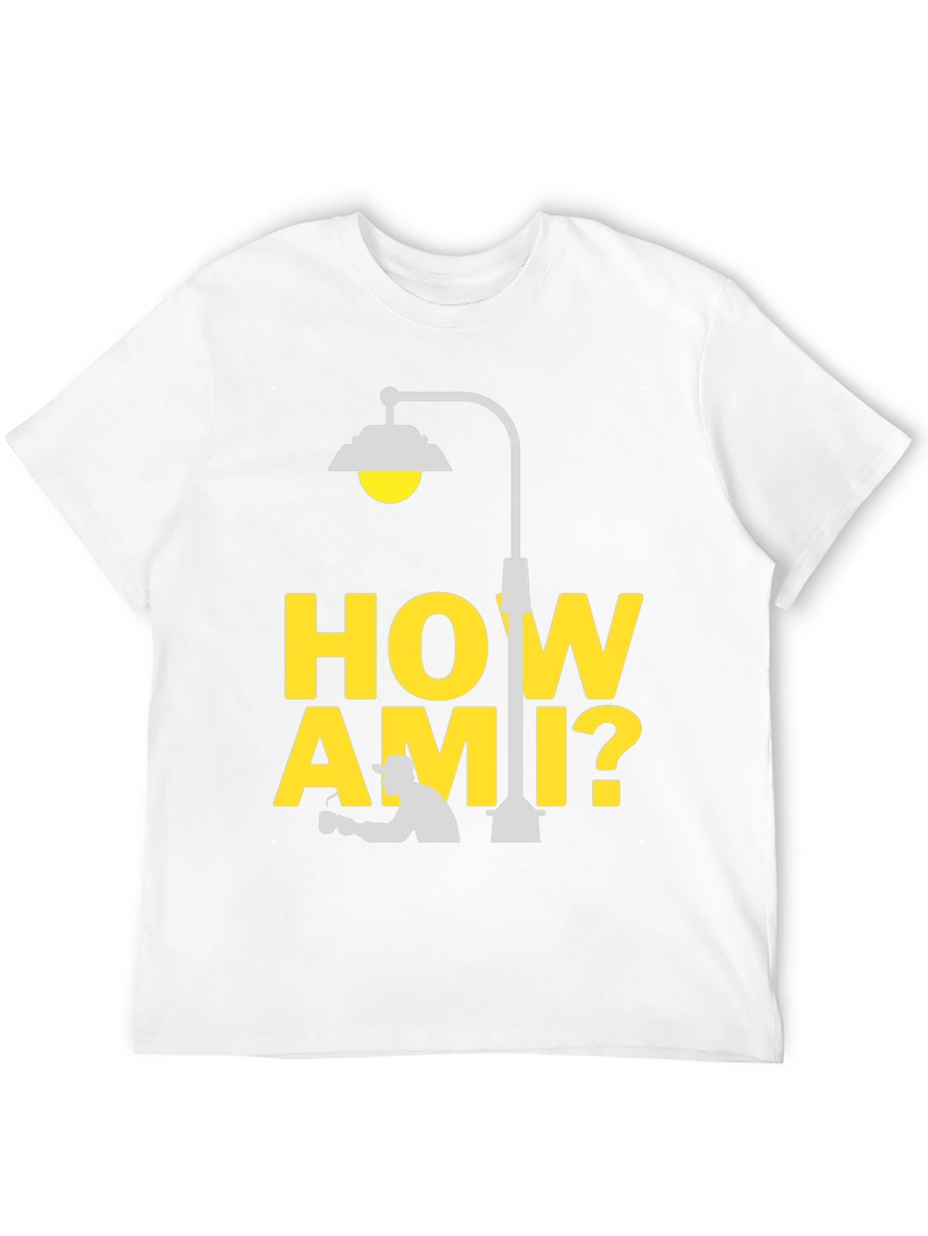 How Ami? Black T-Shirt | Cozy Graphic Tee