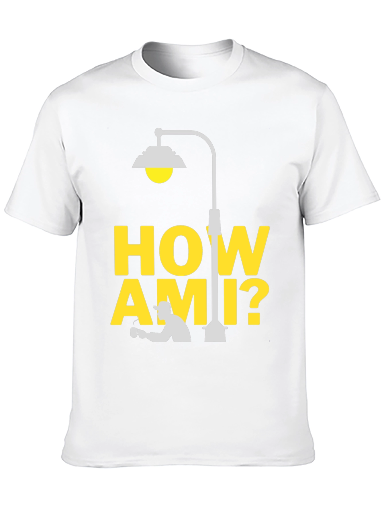 How Ami? Black T-Shirt | Cozy Graphic Tee