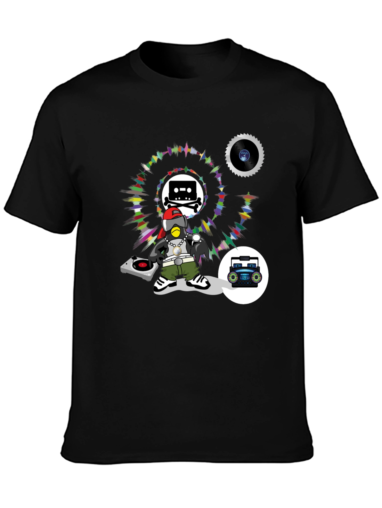 DJ Crow T-Shirt - Music Lover Tee