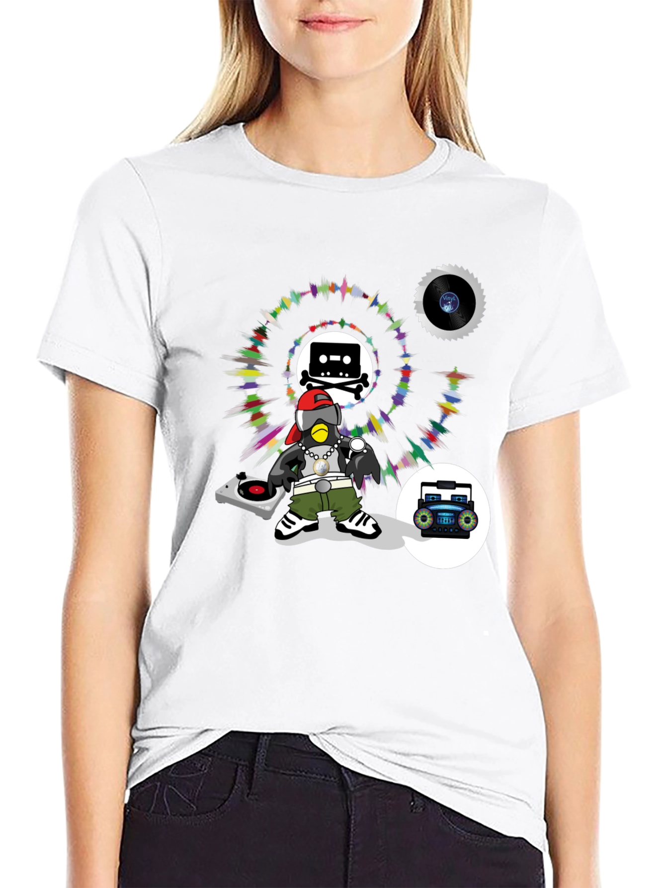 DJ Crow T-Shirt - Music Lover Tee