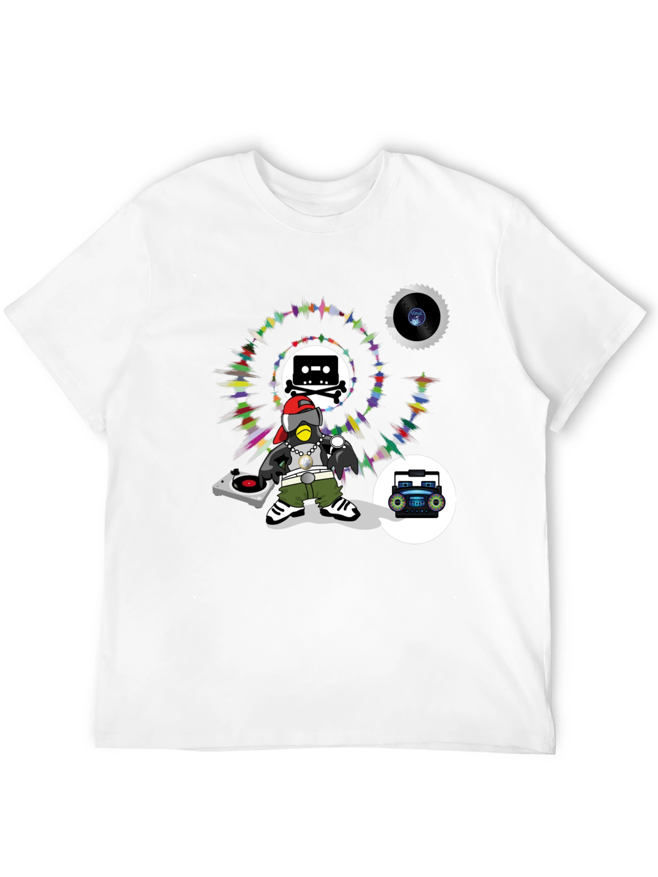 DJ Crow T-Shirt - Music Lover Tee