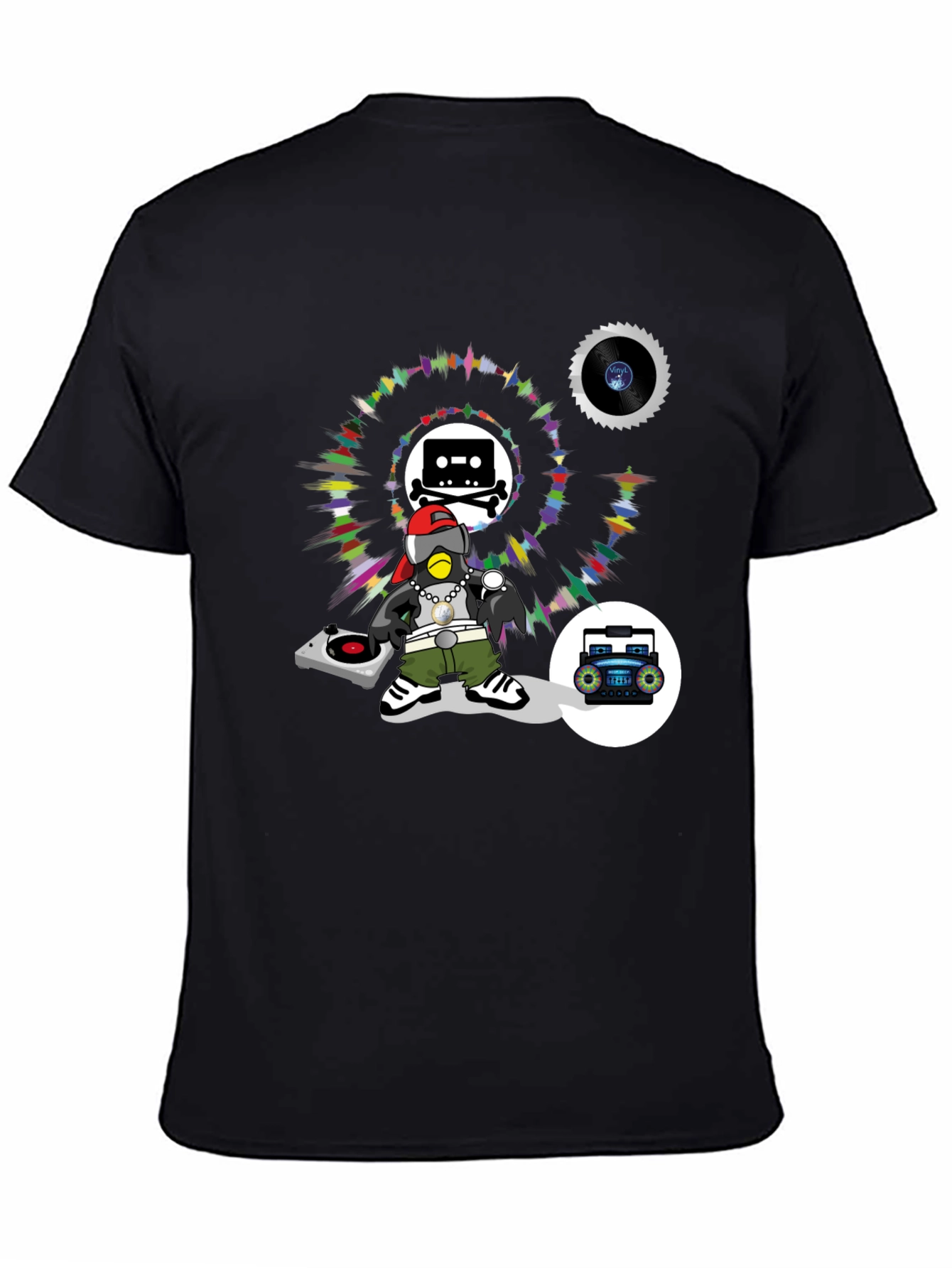 DJ Crow T-Shirt - Music Lover Tee