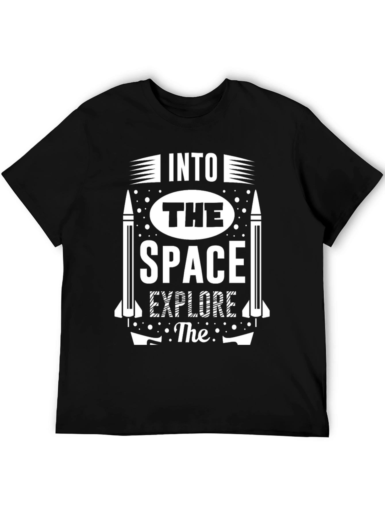 Into The Space Graphic Tee - Explore T-Shirt