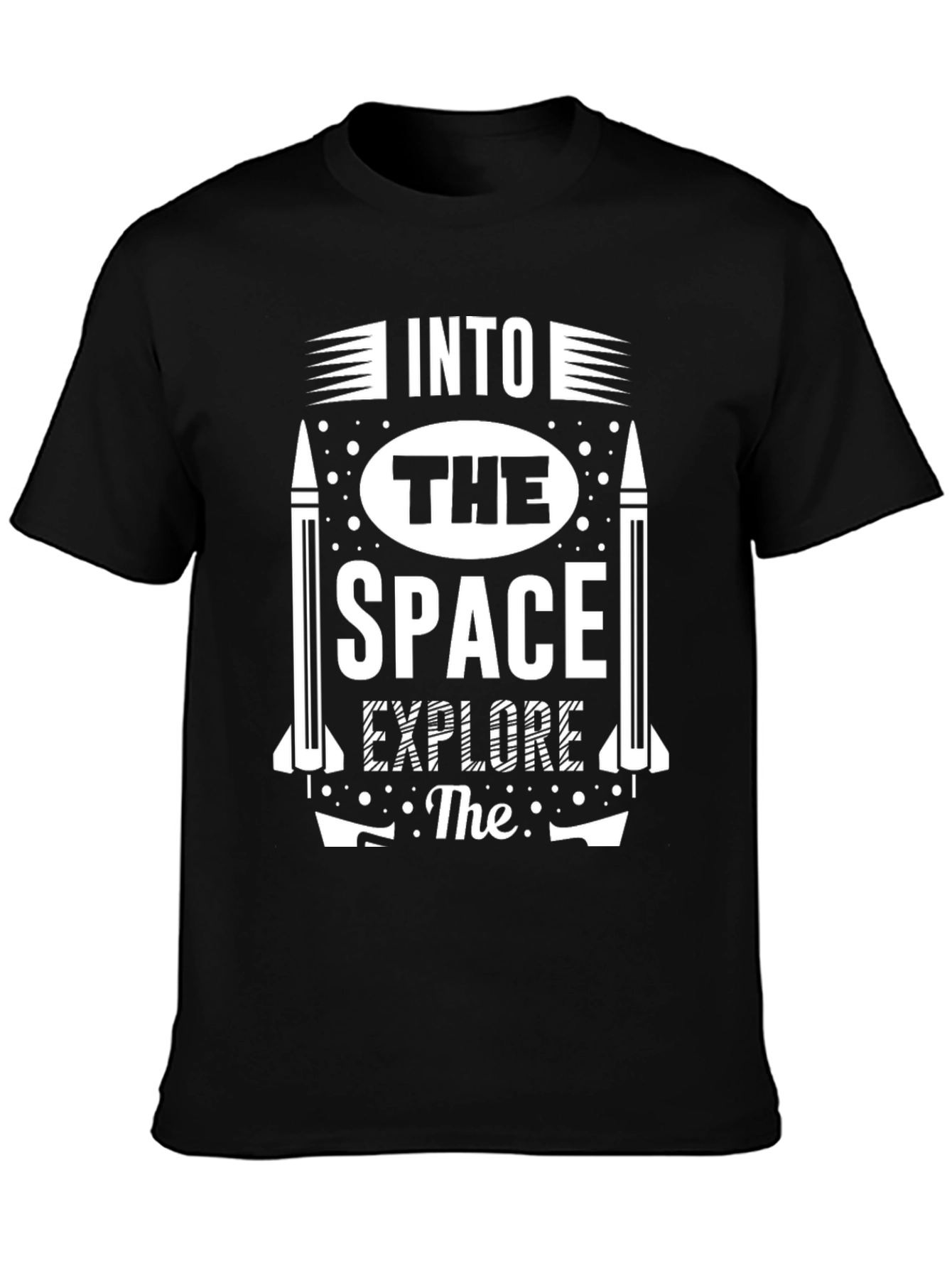 Into The Space Graphic Tee - Explore T-Shirt
