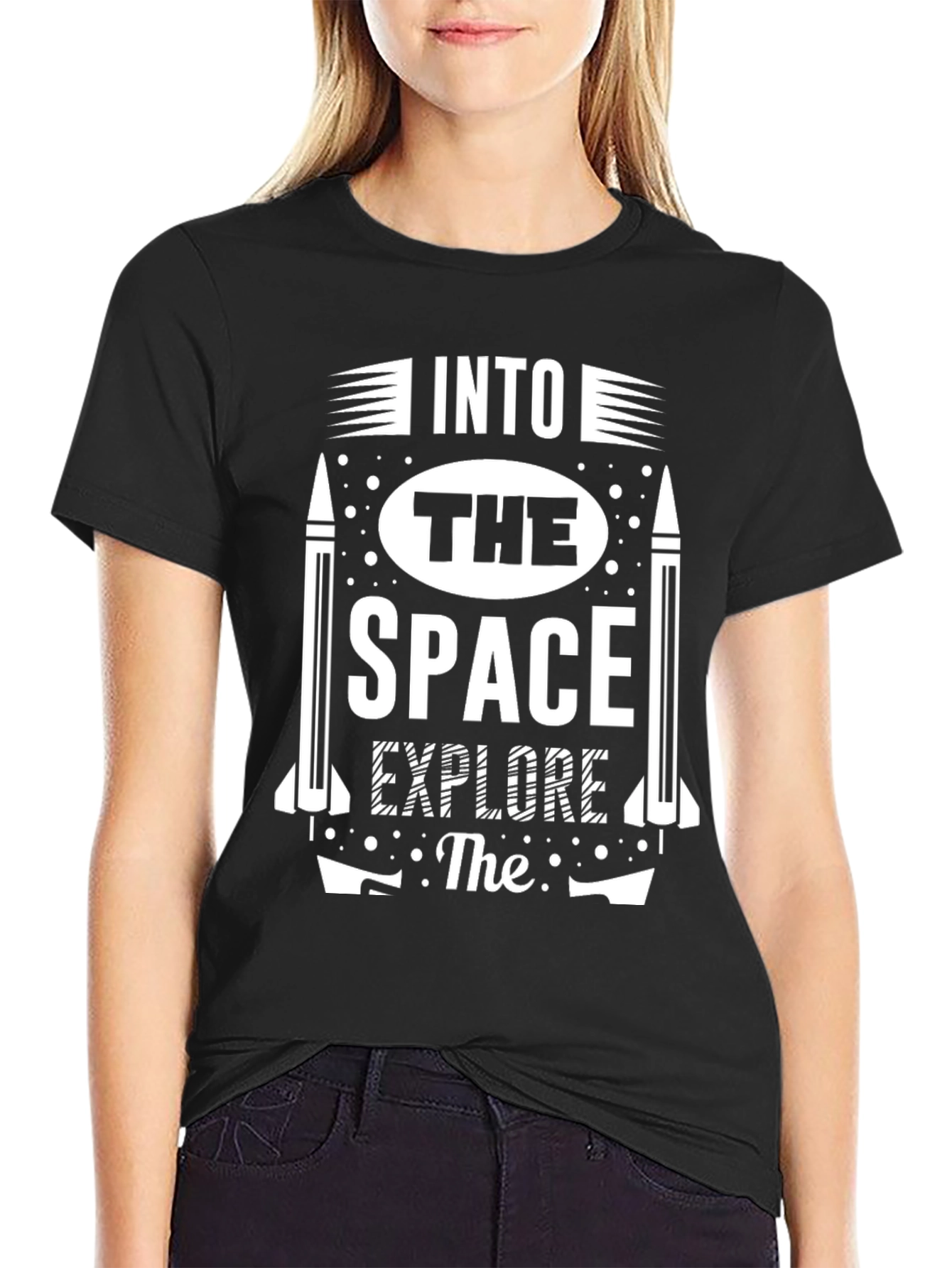 Into The Space Graphic Tee - Explore T-Shirt