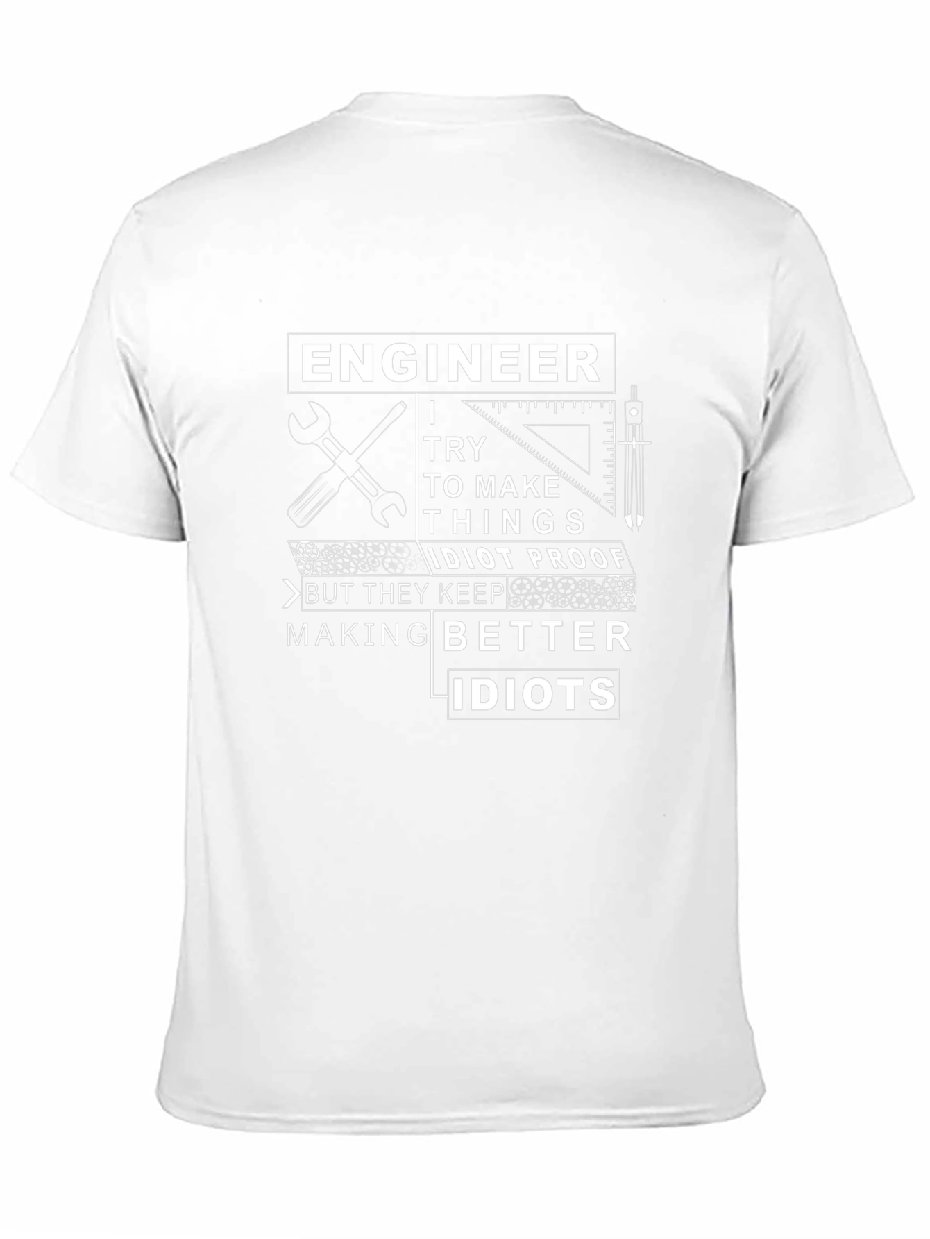 Engineer Idiot Proof Funny T-Shirt