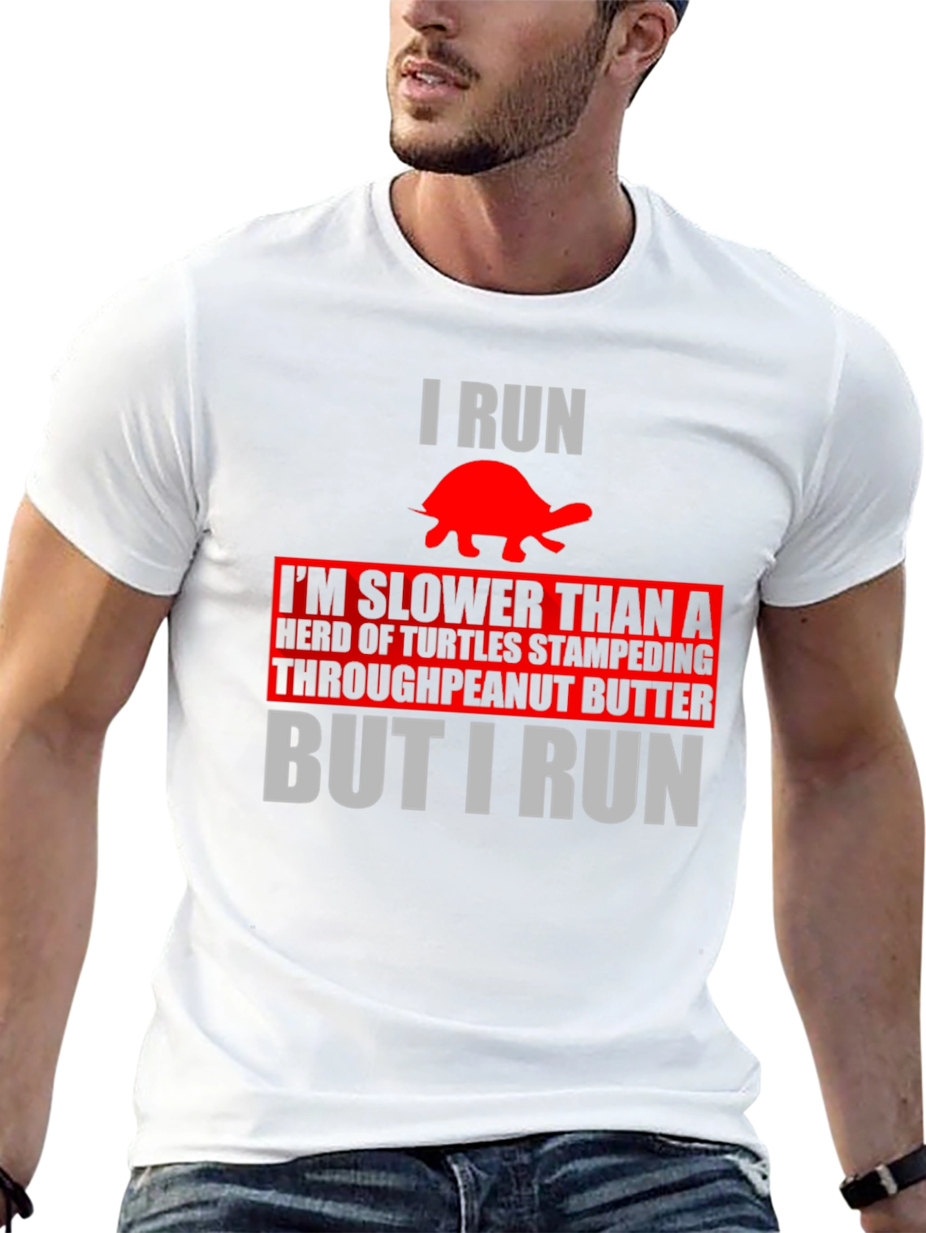 Funny Turtle Runner T-Shirt: I Run Slower Than Turtles