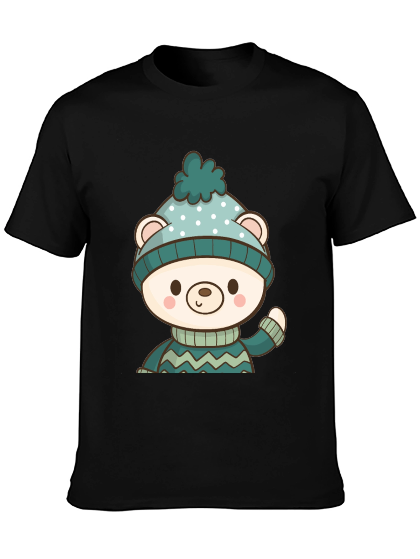 Cute Winter Bear Graphic Tee