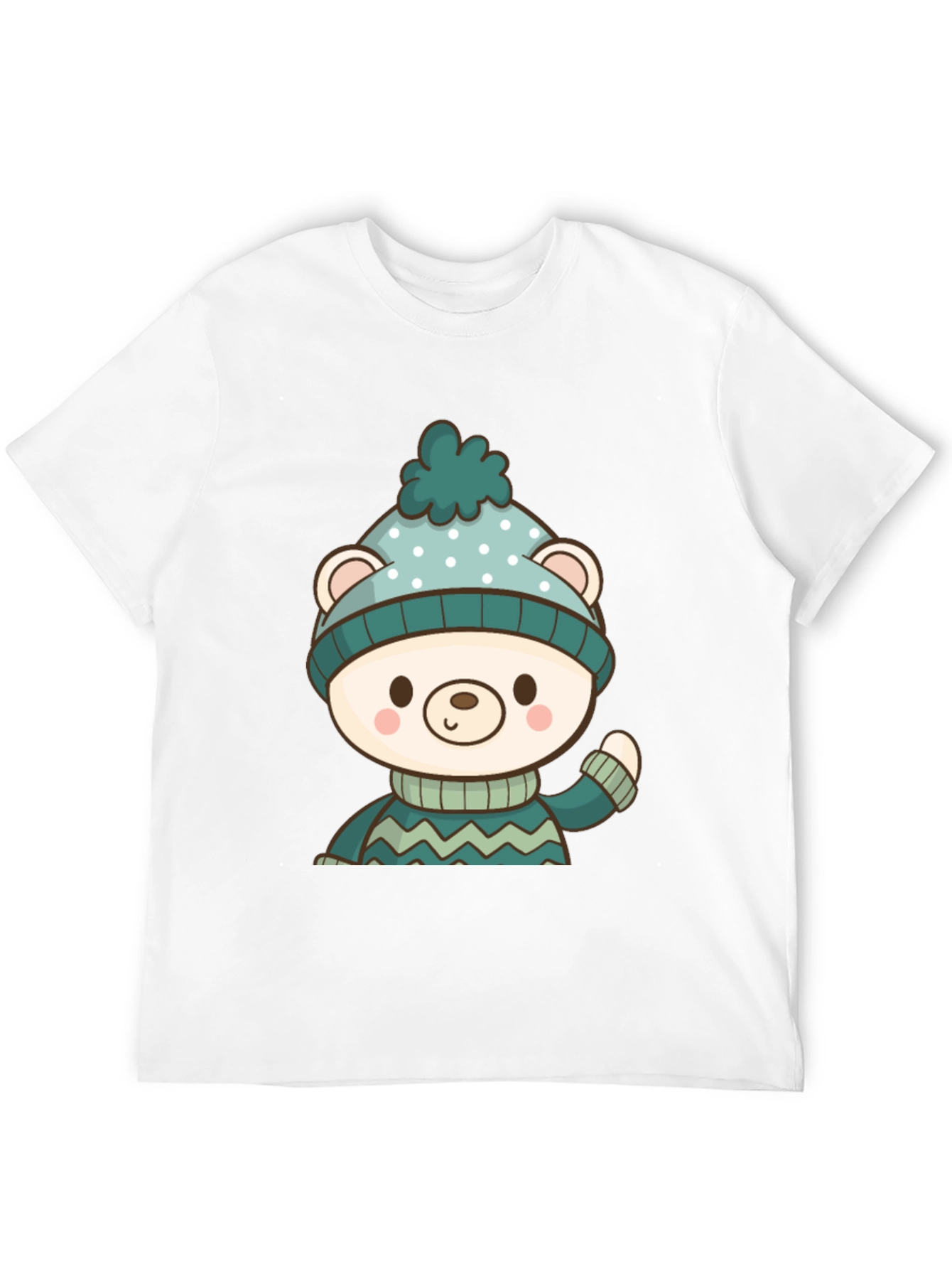 Cute Winter Bear Graphic Tee