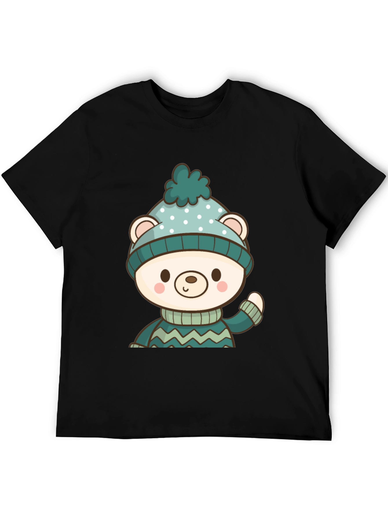 Cute Winter Bear Graphic Tee