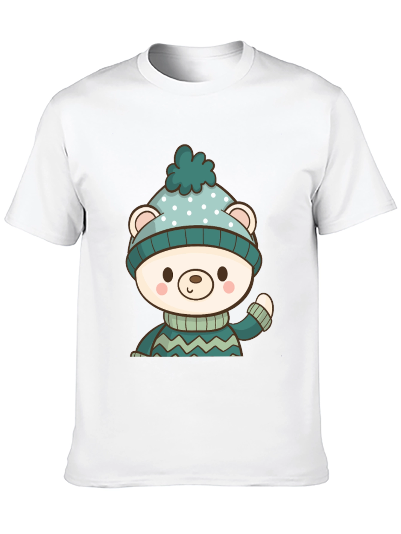 Cute Winter Bear Graphic Tee