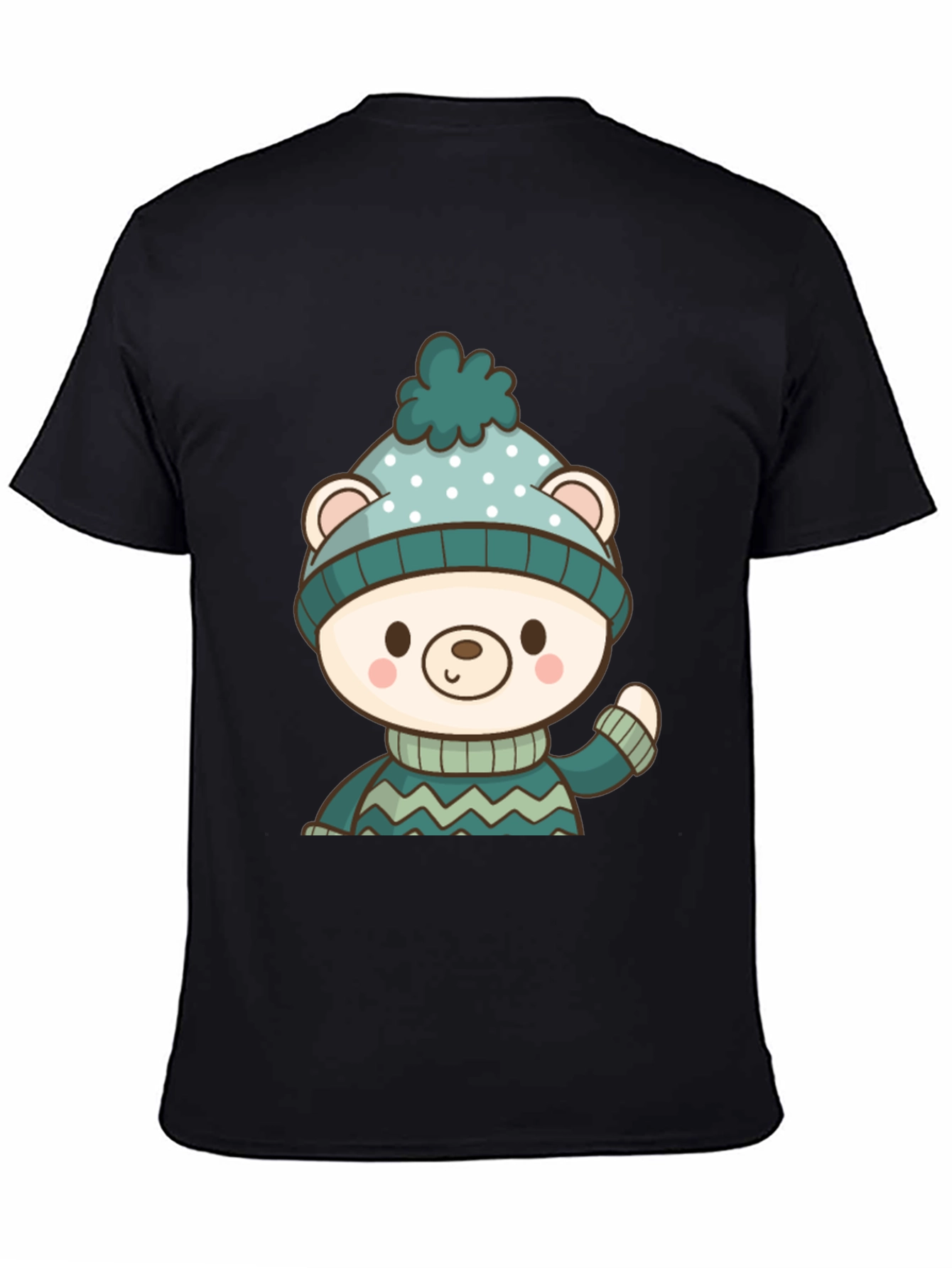 Cute Winter Bear Graphic Tee