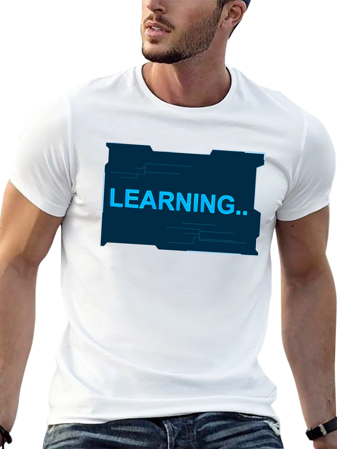 Learning Graphic T-Shirt - Black