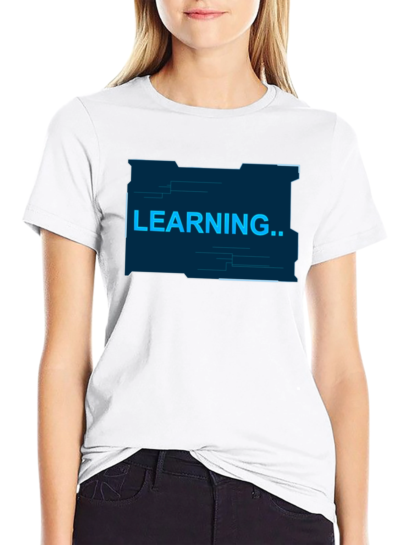 Learning Graphic T-Shirt - Black