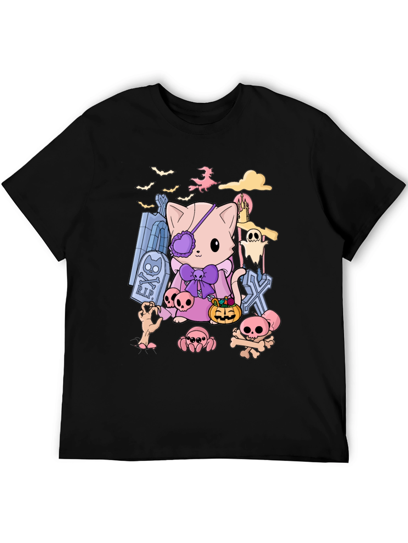 Spooky Cute Halloween Cat T-Shirt