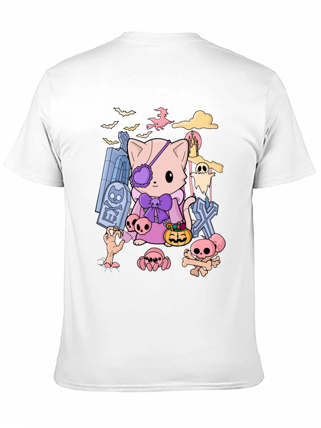 Spooky Cute Halloween Cat T-Shirt