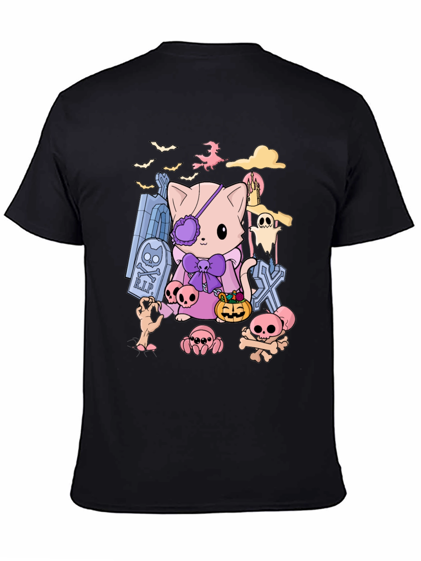 Spooky Cute Halloween Cat T-Shirt