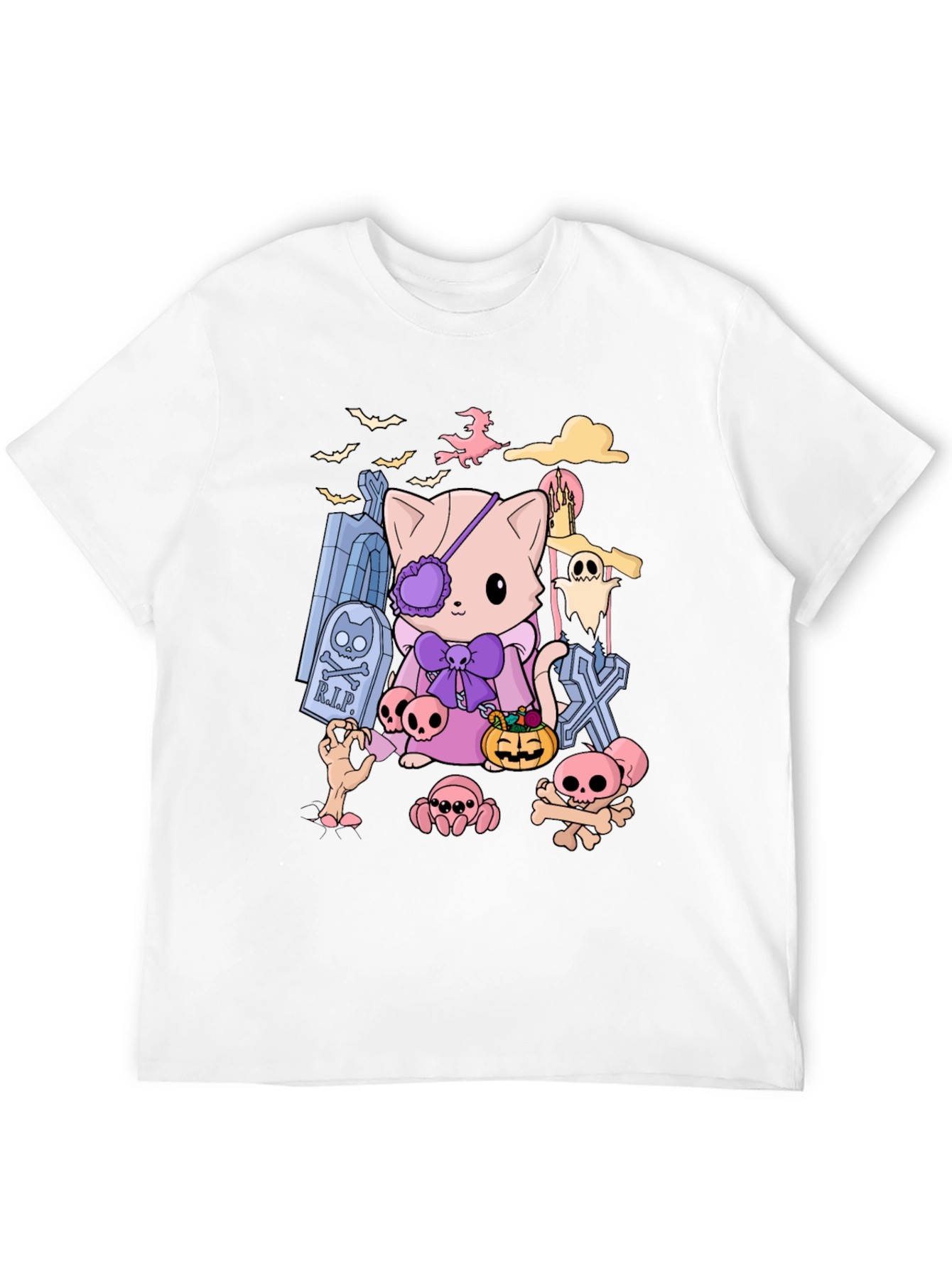 Spooky Cute Halloween Cat T-Shirt