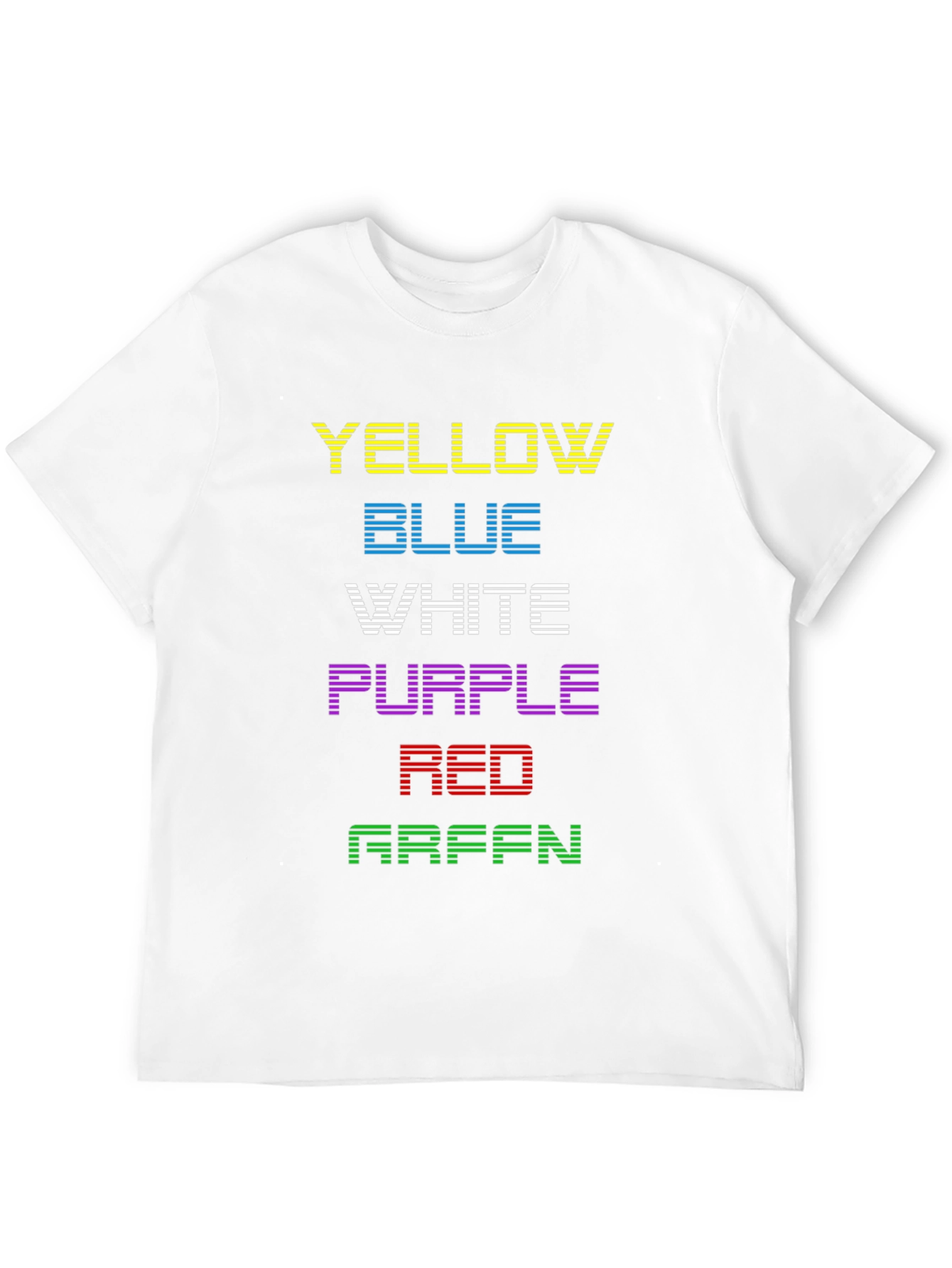 Color Coded Graphic Tee