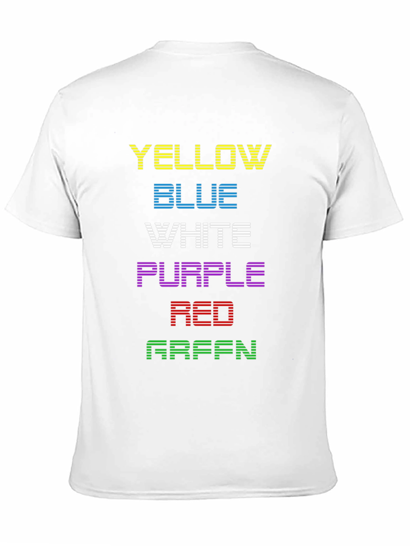 Color Coded Graphic Tee