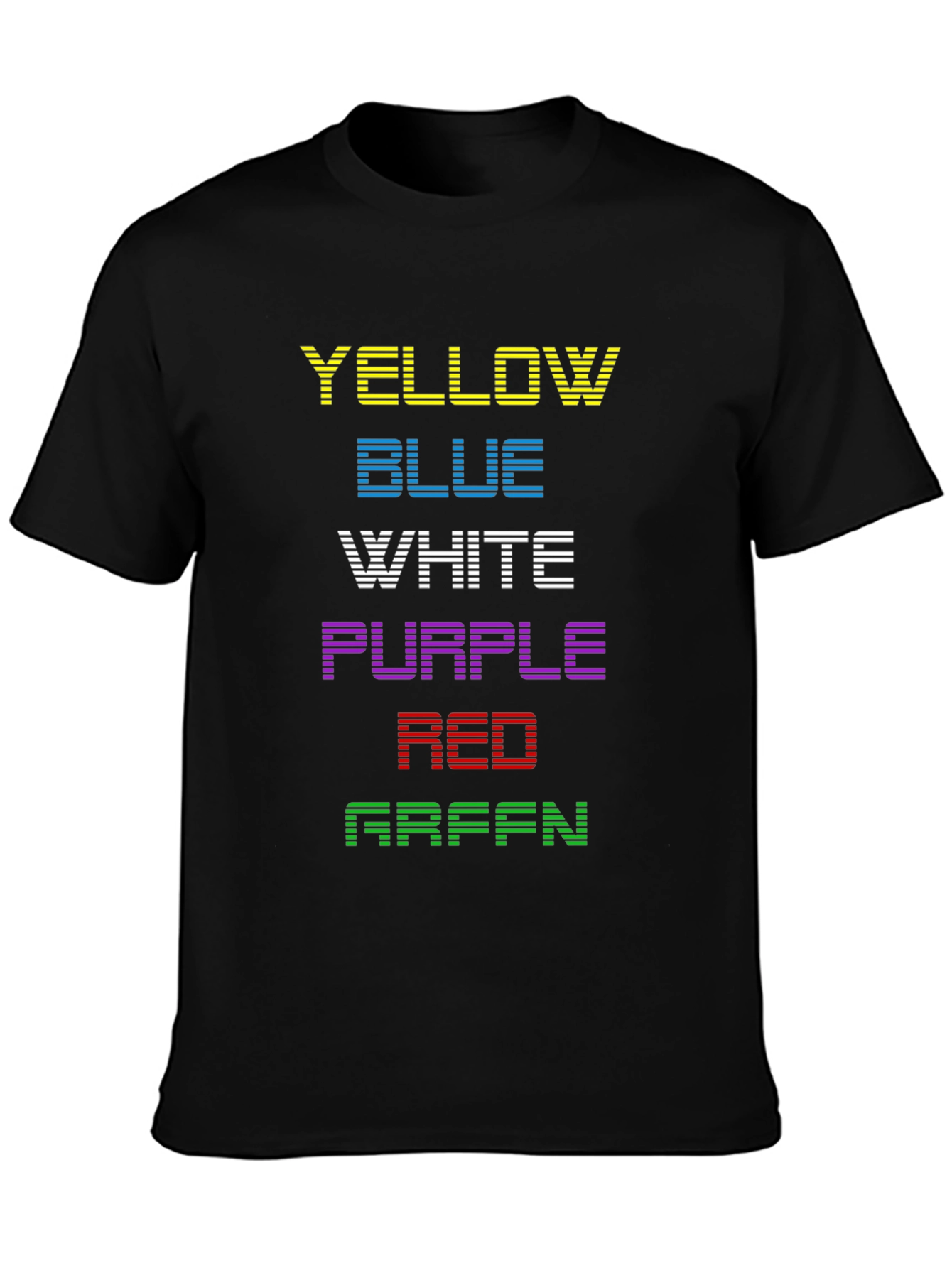 Color Coded Graphic Tee
