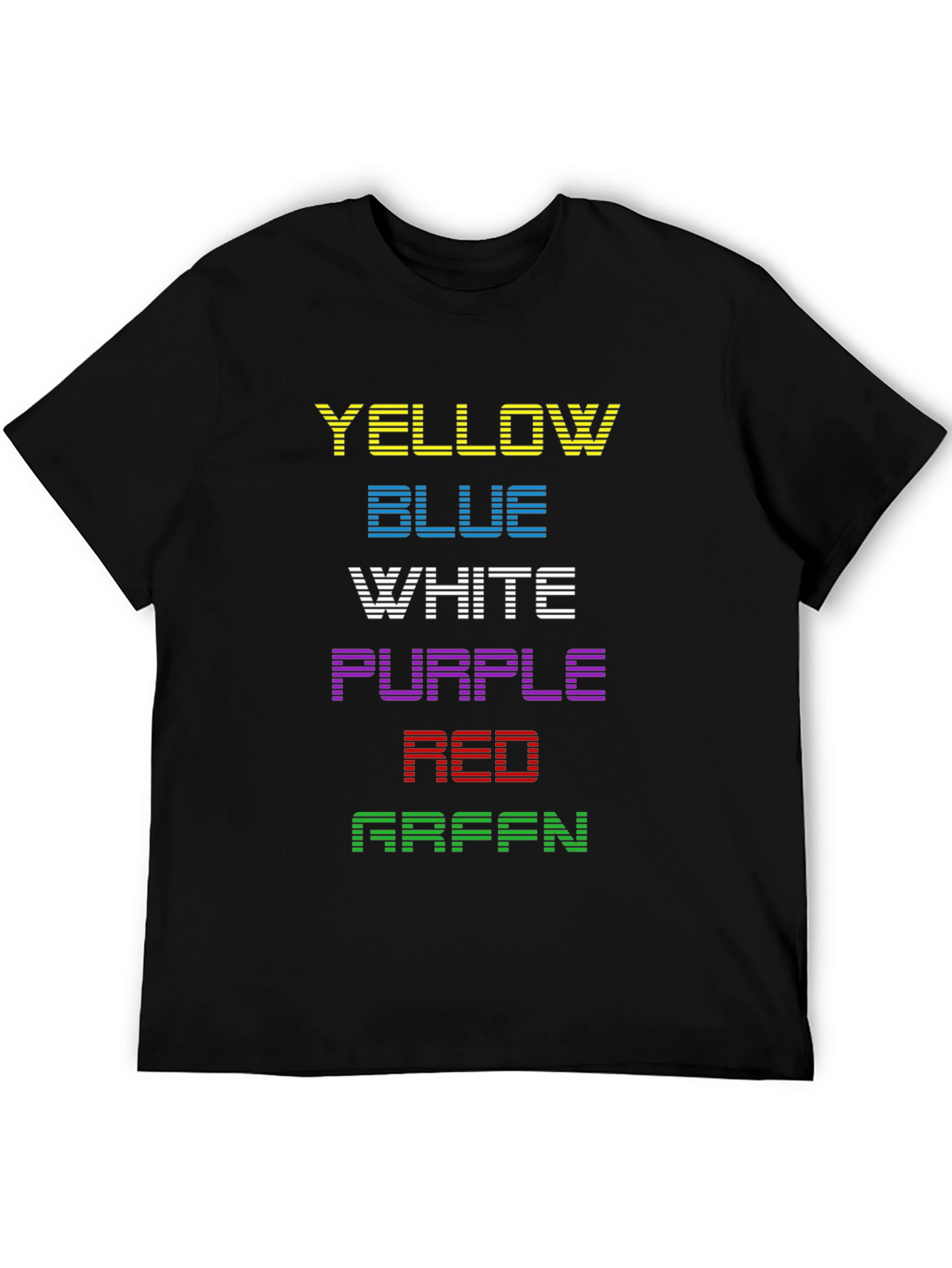 Color Coded Graphic Tee