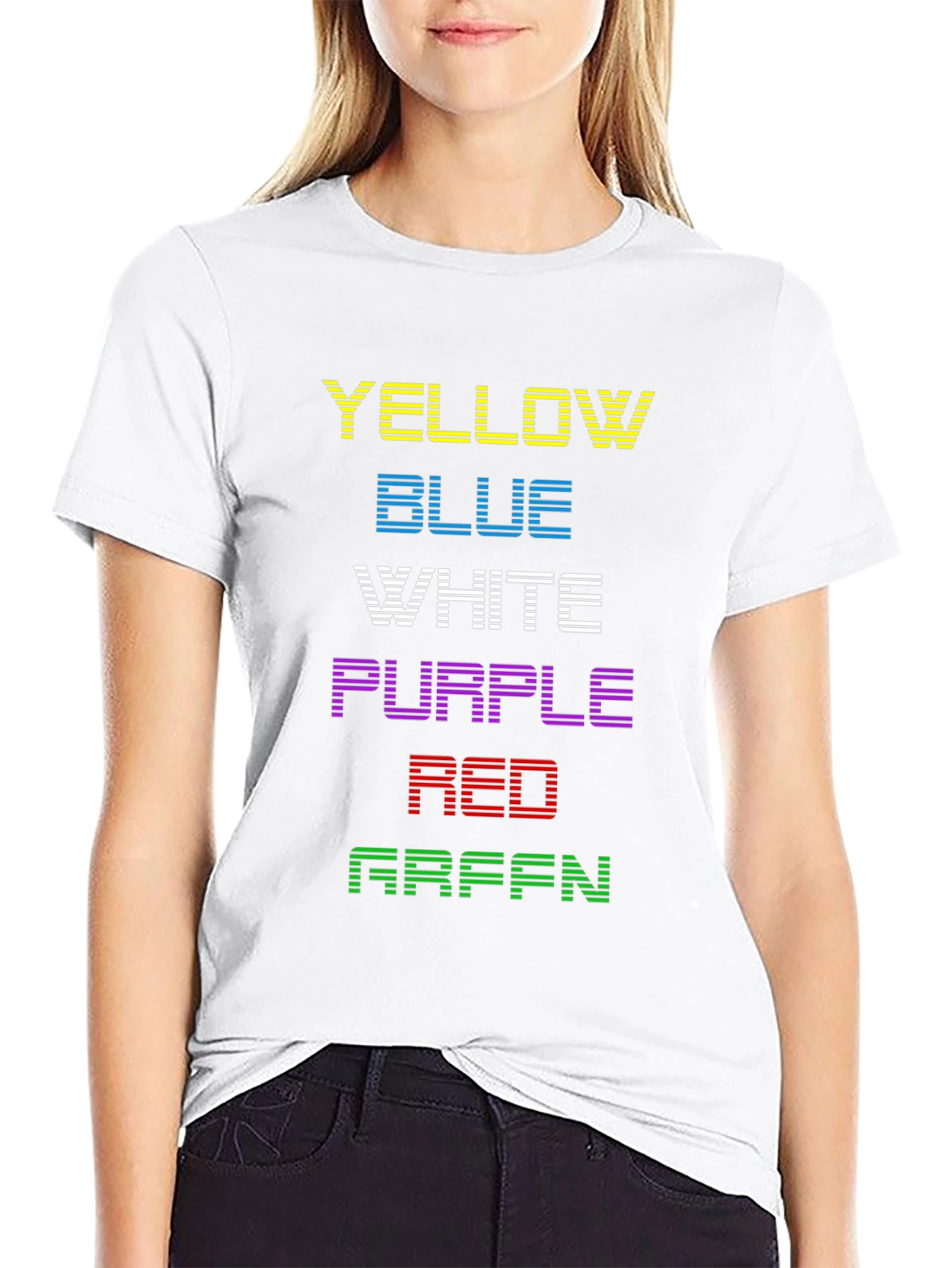 Color Coded Graphic Tee