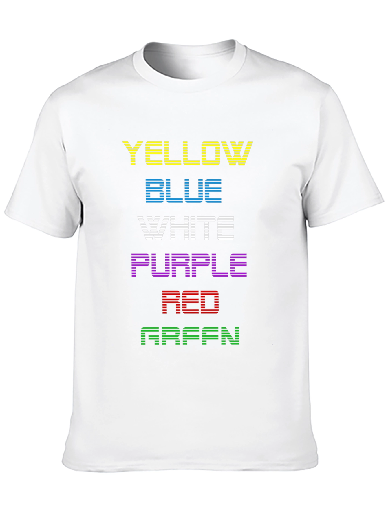 Color Coded Graphic Tee